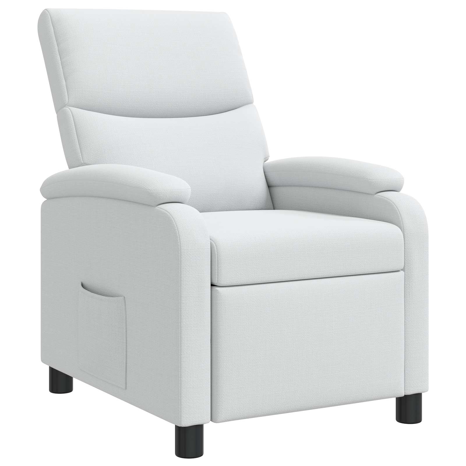 vidaXL Relaxfauteuil Lichtgrijs Stof