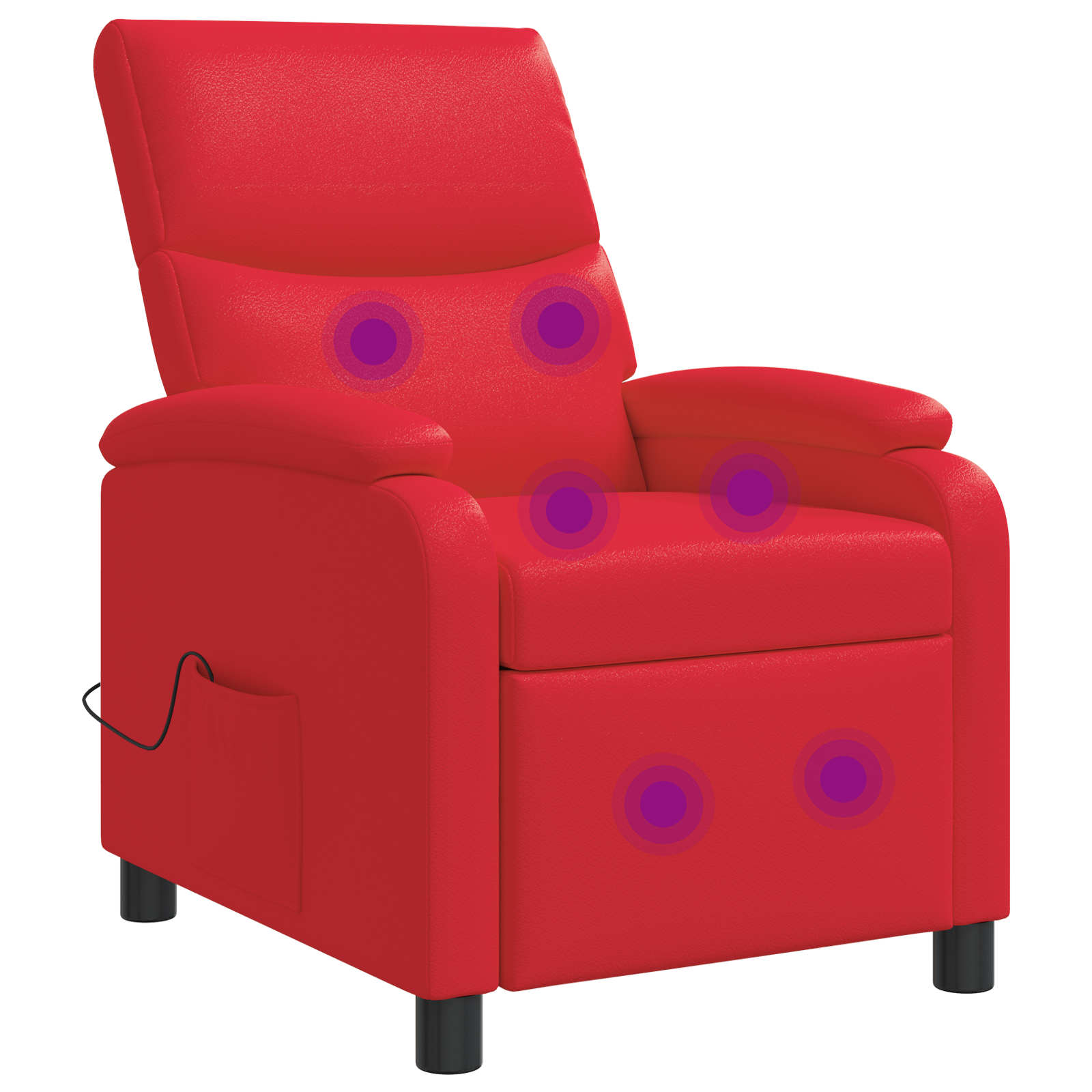 vidaXL Relaxfauteuil Zwart Kunstleer