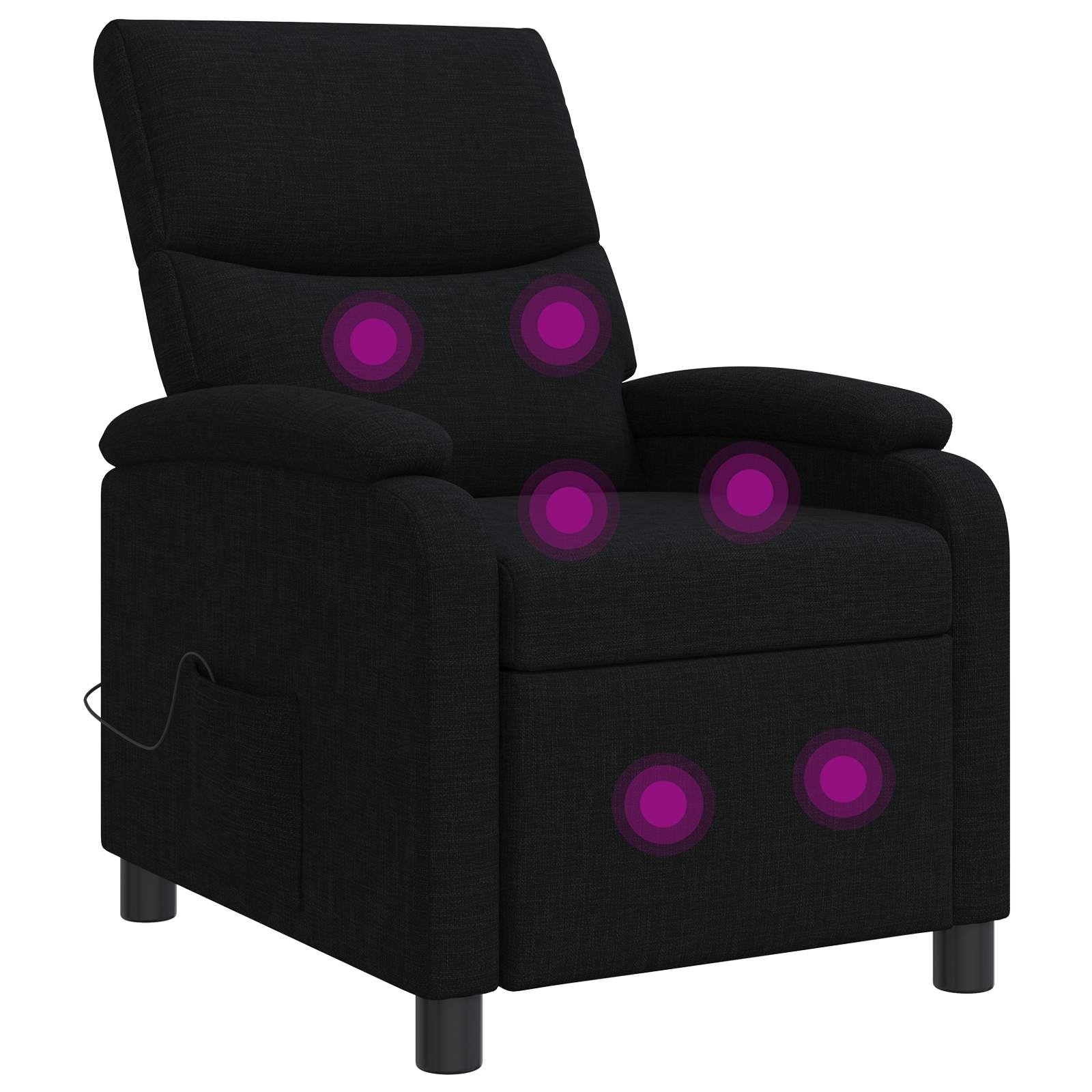 vidaXL Relaxfauteuil Lichtgrijs Stof