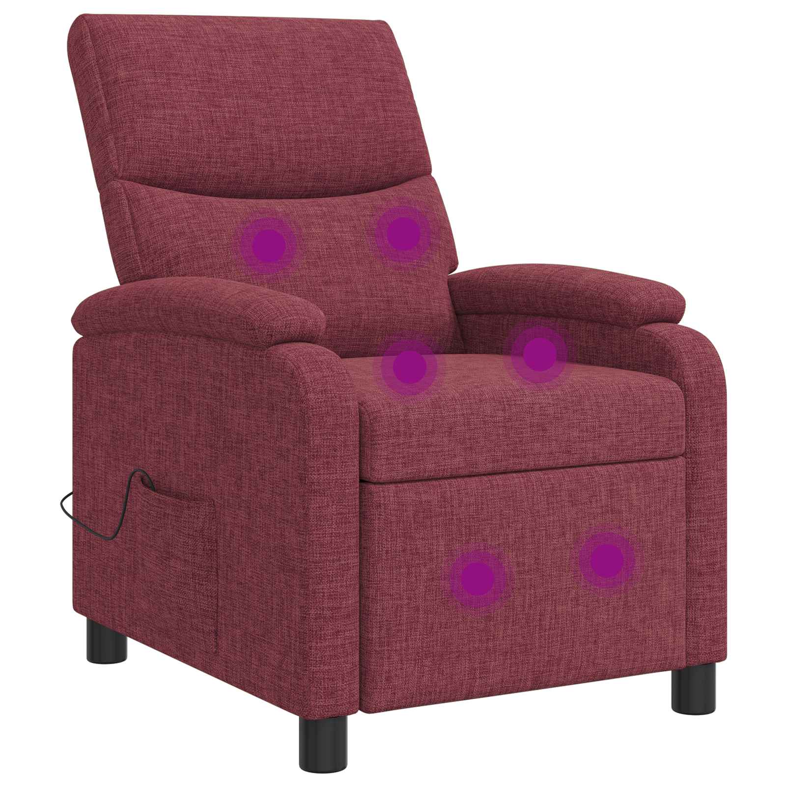 vidaXL Relaxfauteuil Lichtgrijs Stof