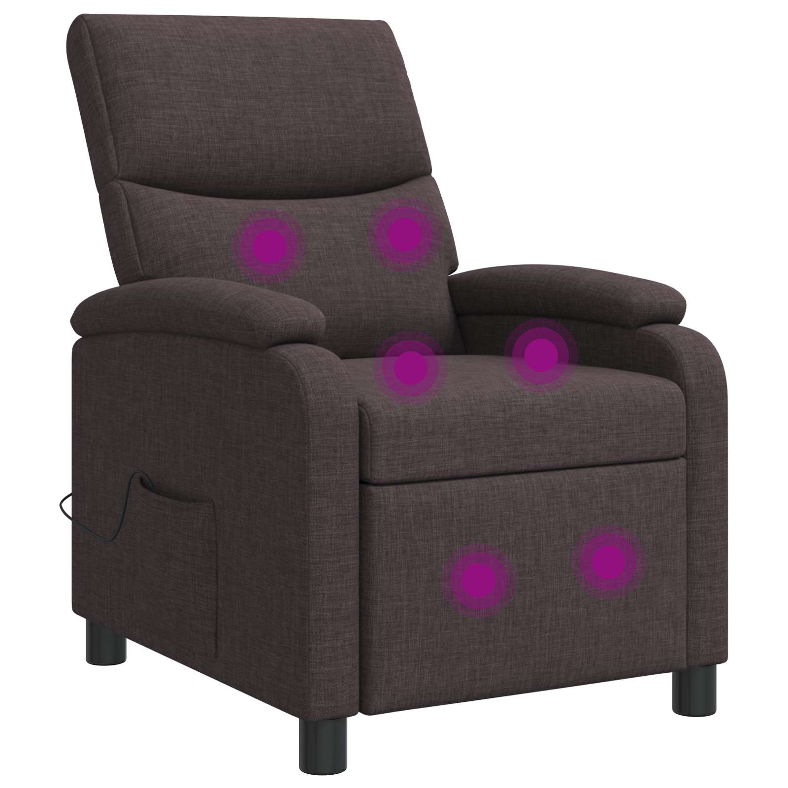 vidaXL Relaxfauteuil Lichtgrijs Stof