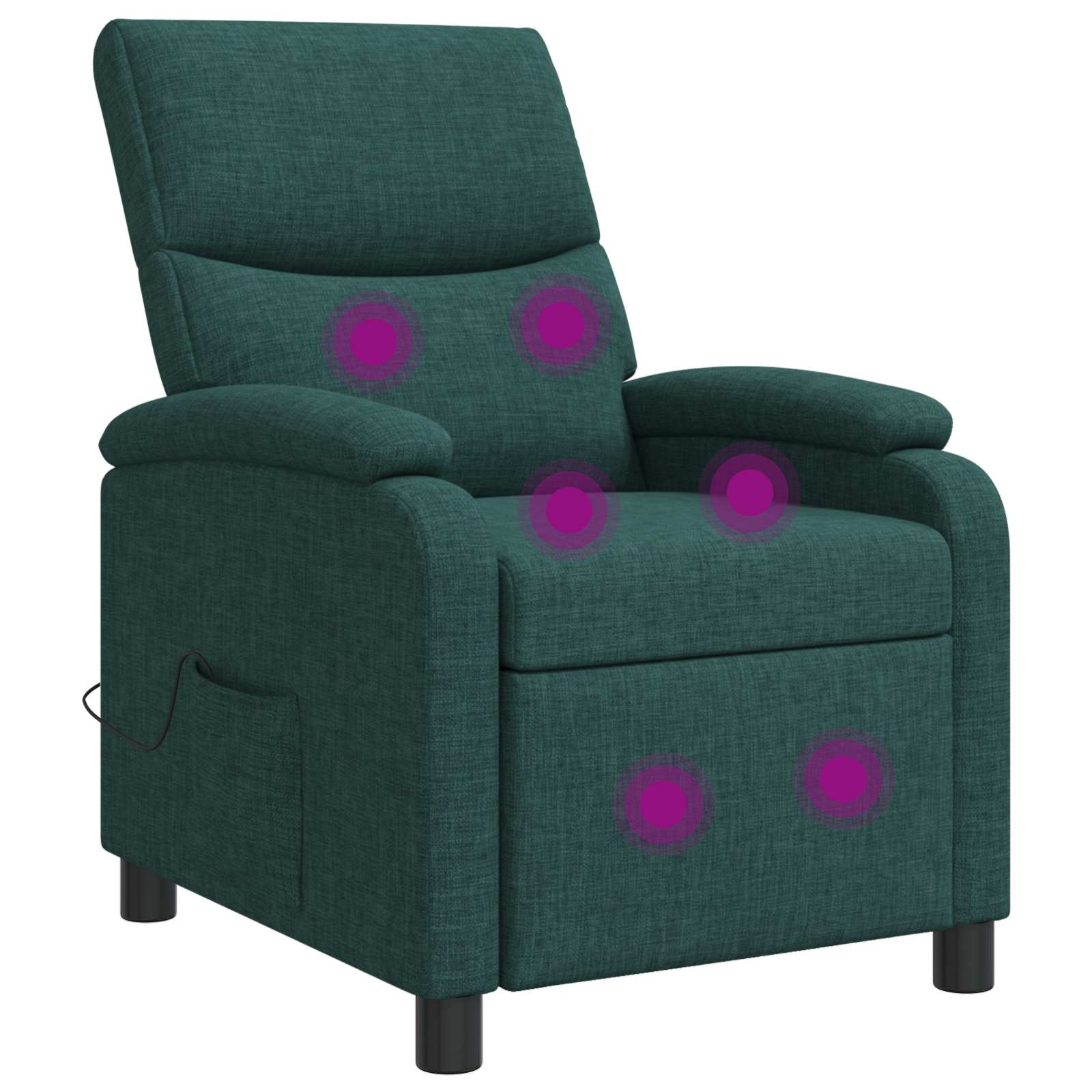 vidaXL Relaxfauteuil Lichtgrijs Stof
