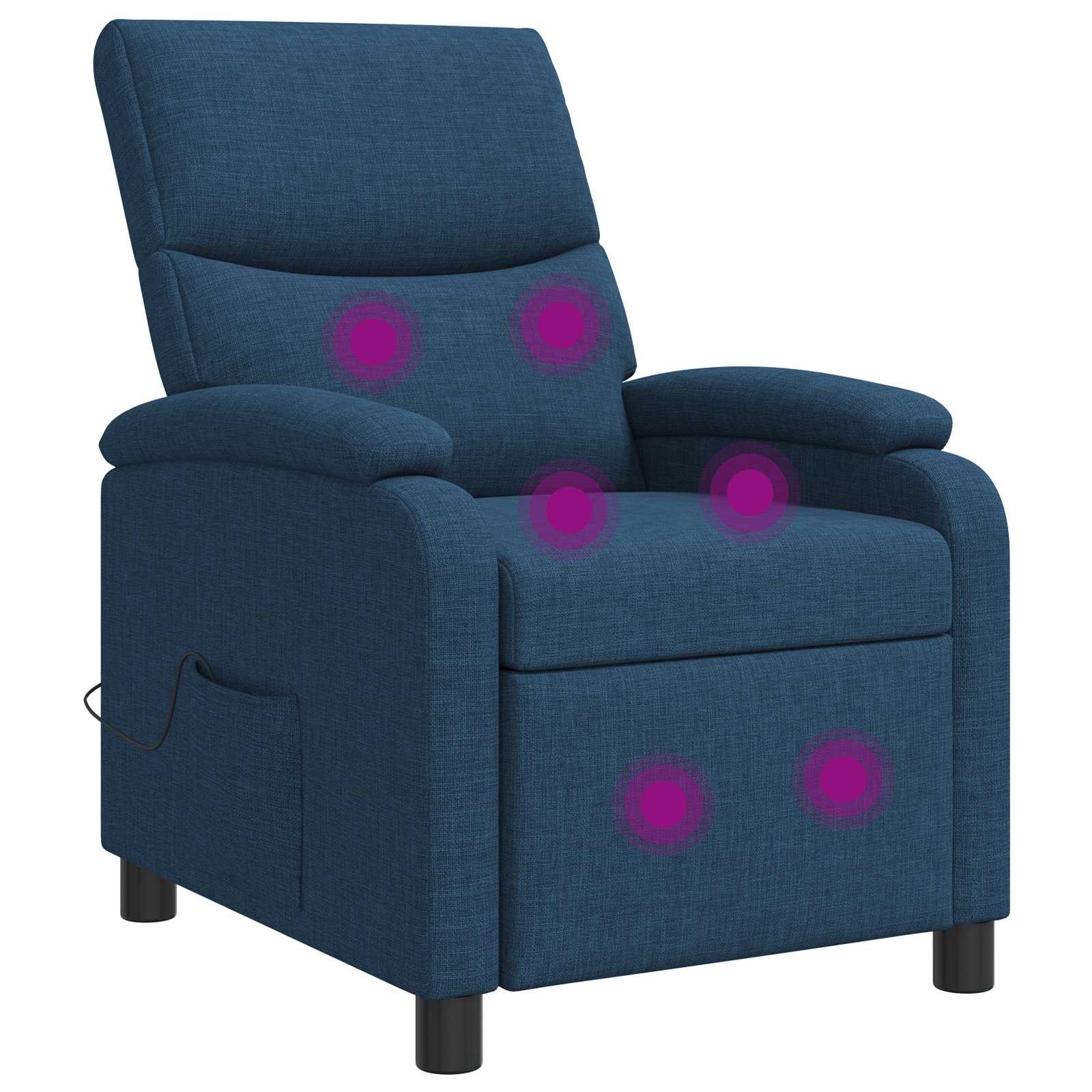 vidaXL Relaxfauteuil Lichtgrijs Stof