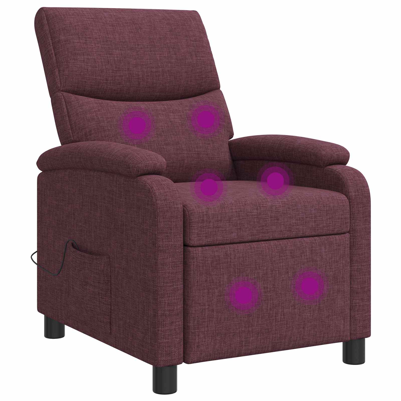 vidaXL Relaxfauteuil Lichtgrijs Stof