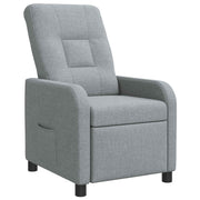 vidaXL Relaxfauteuil Lichtgrijs Stof
