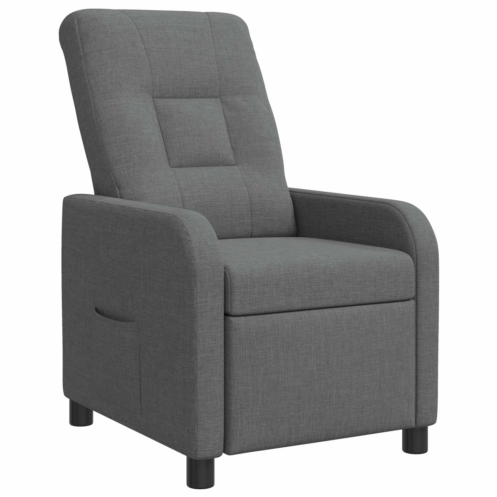 vidaXL Relaxfauteuil Lichtgrijs Stof