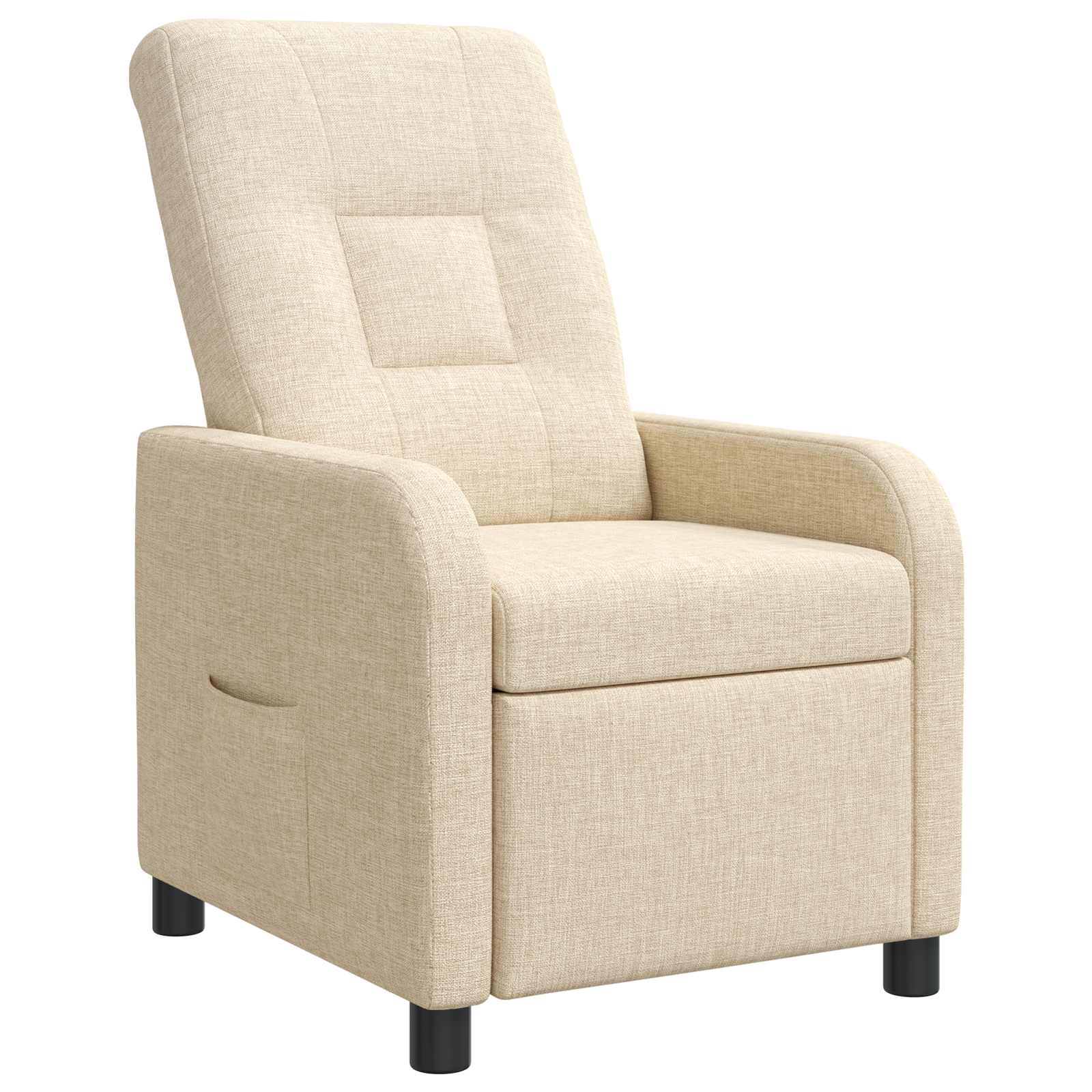 vidaXL Relaxfauteuil Lichtgrijs Stof