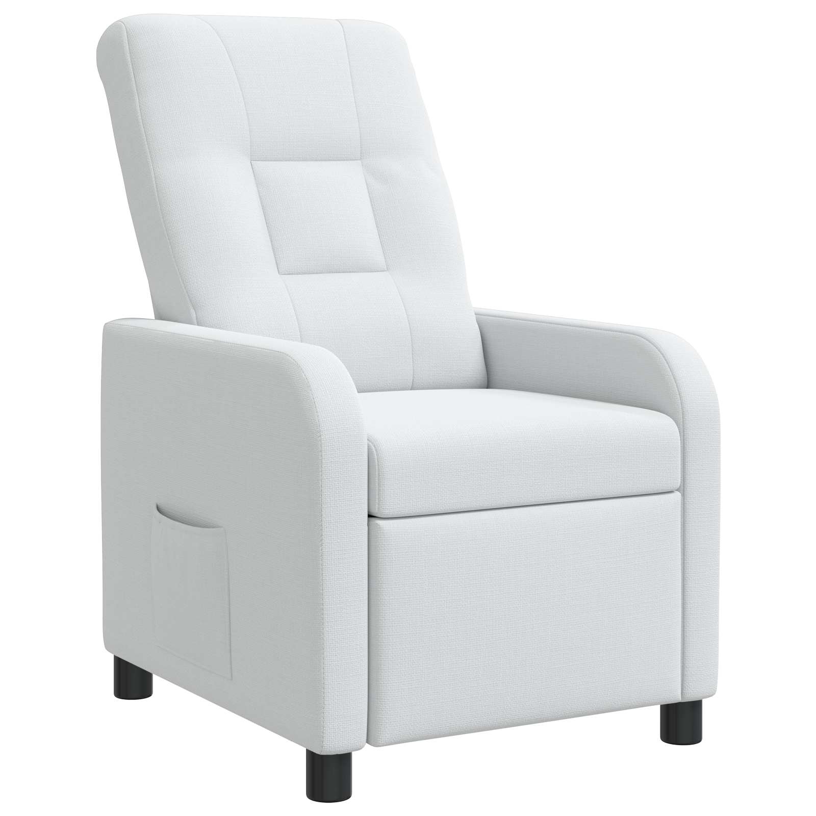 vidaXL Relaxfauteuil Lichtgrijs Stof