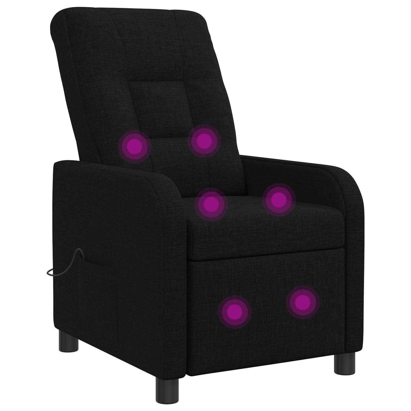 vidaXL Relaxfauteuil Lichtgrijs Stof