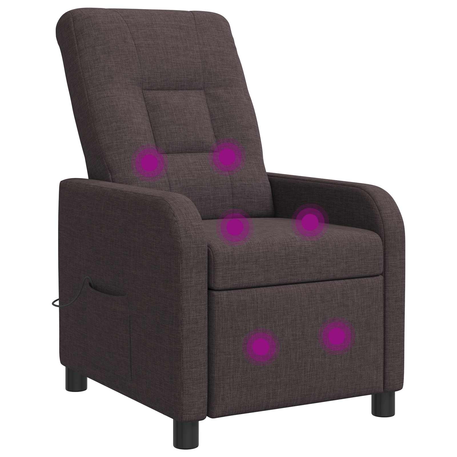 vidaXL Relaxfauteuil Lichtgrijs Stof