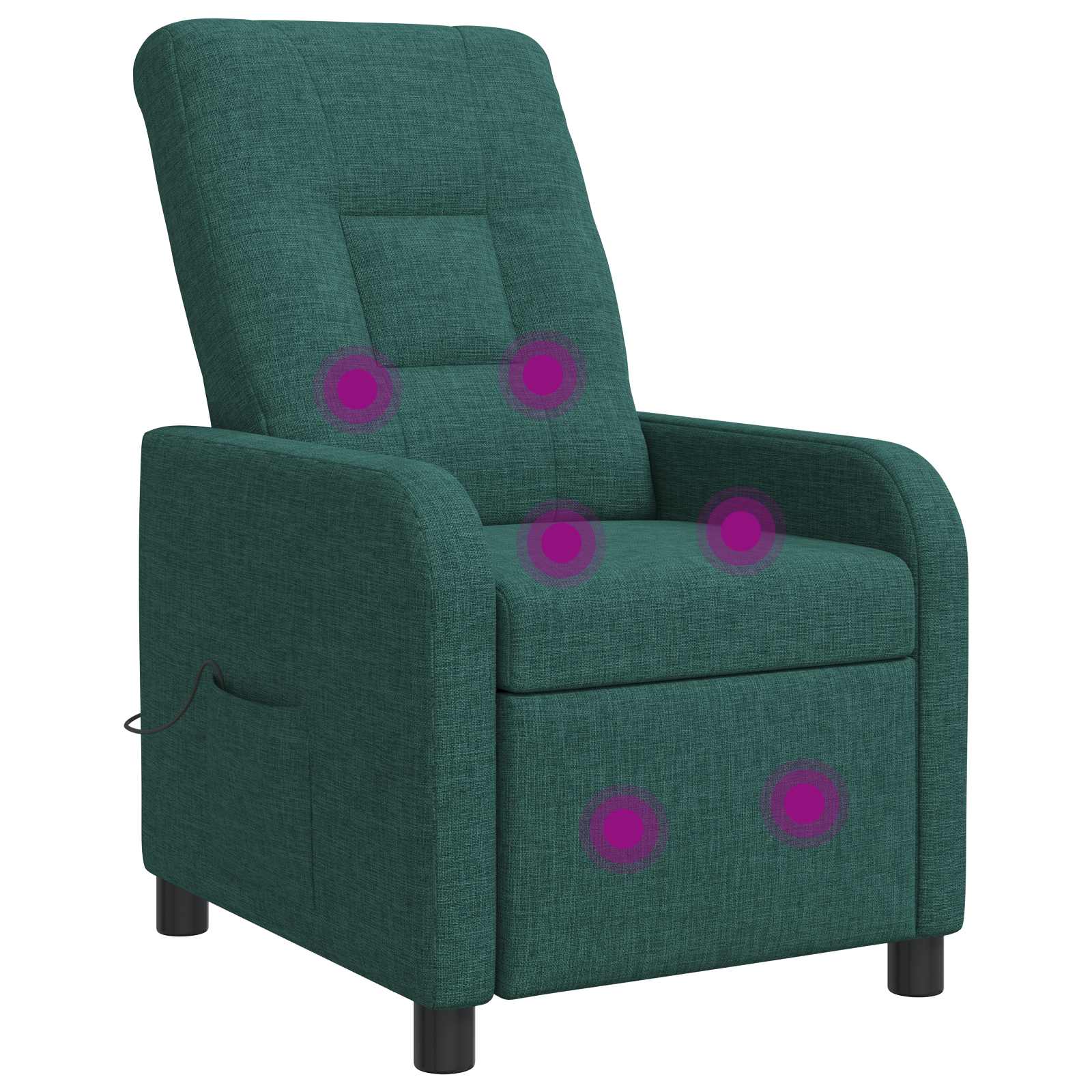 vidaXL Relaxfauteuil Lichtgrijs Stof
