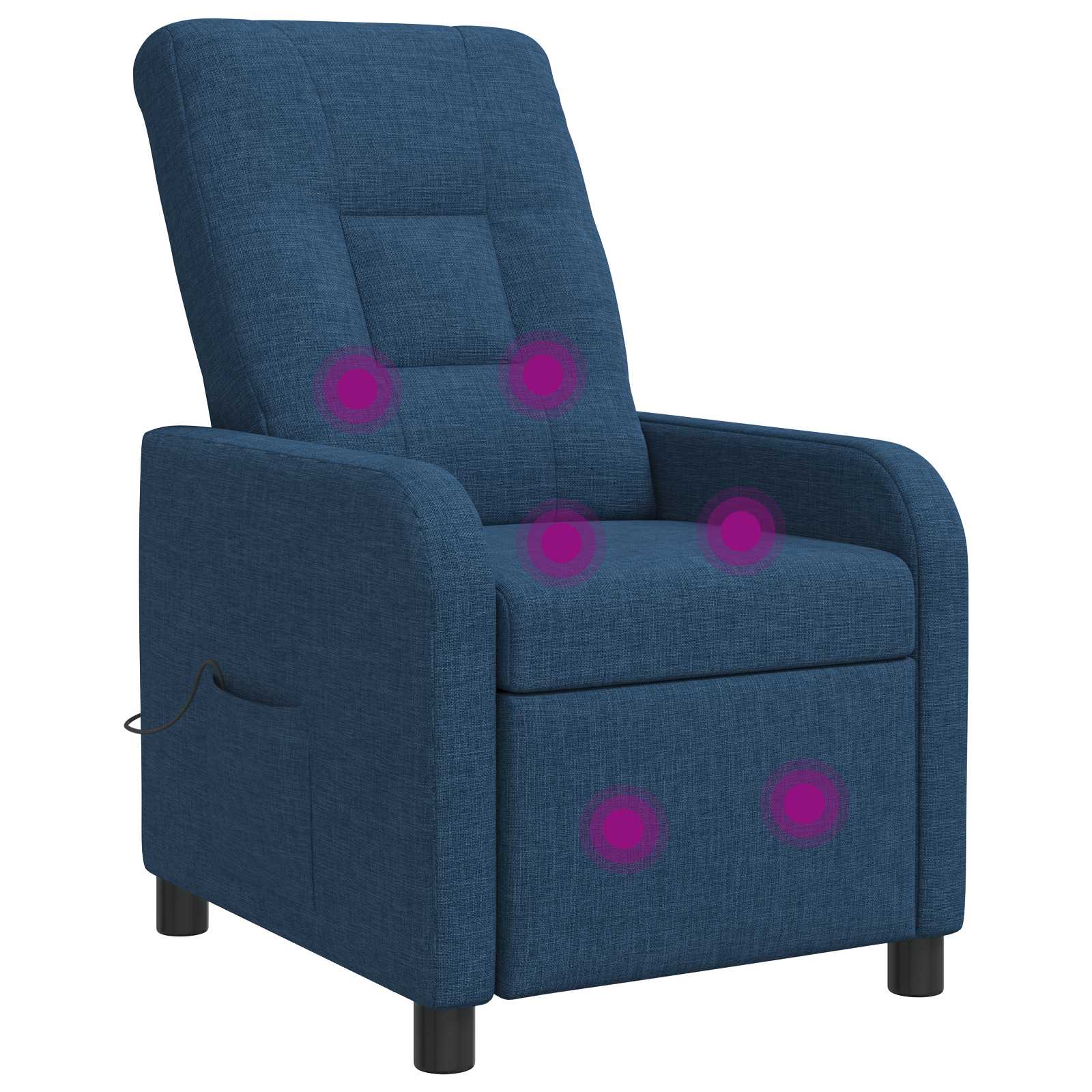 vidaXL Relaxfauteuil Lichtgrijs Stof