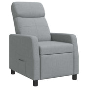 vidaXL Relaxfauteuil Lichtgrijs Stof