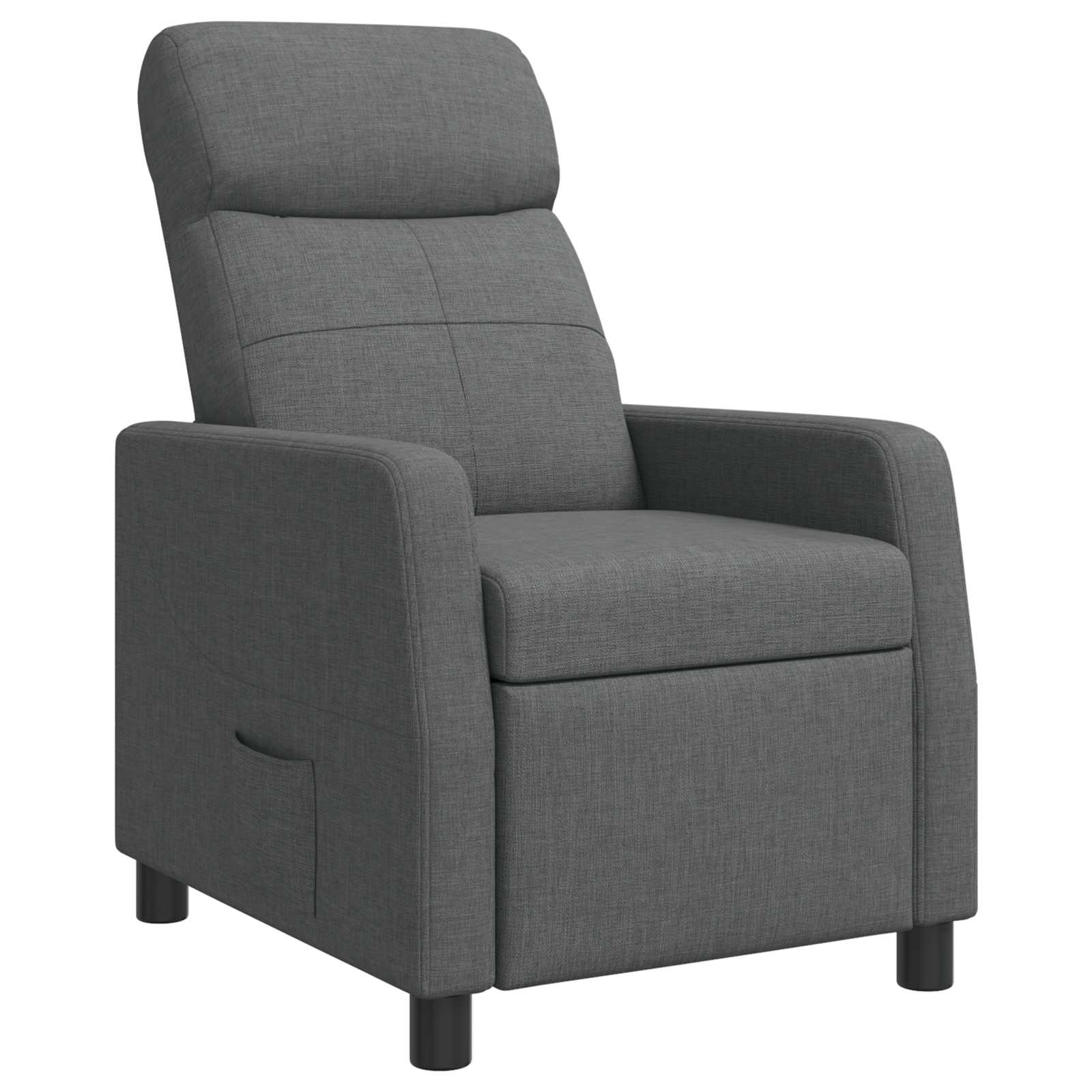 vidaXL Relaxfauteuil Lichtgrijs Stof