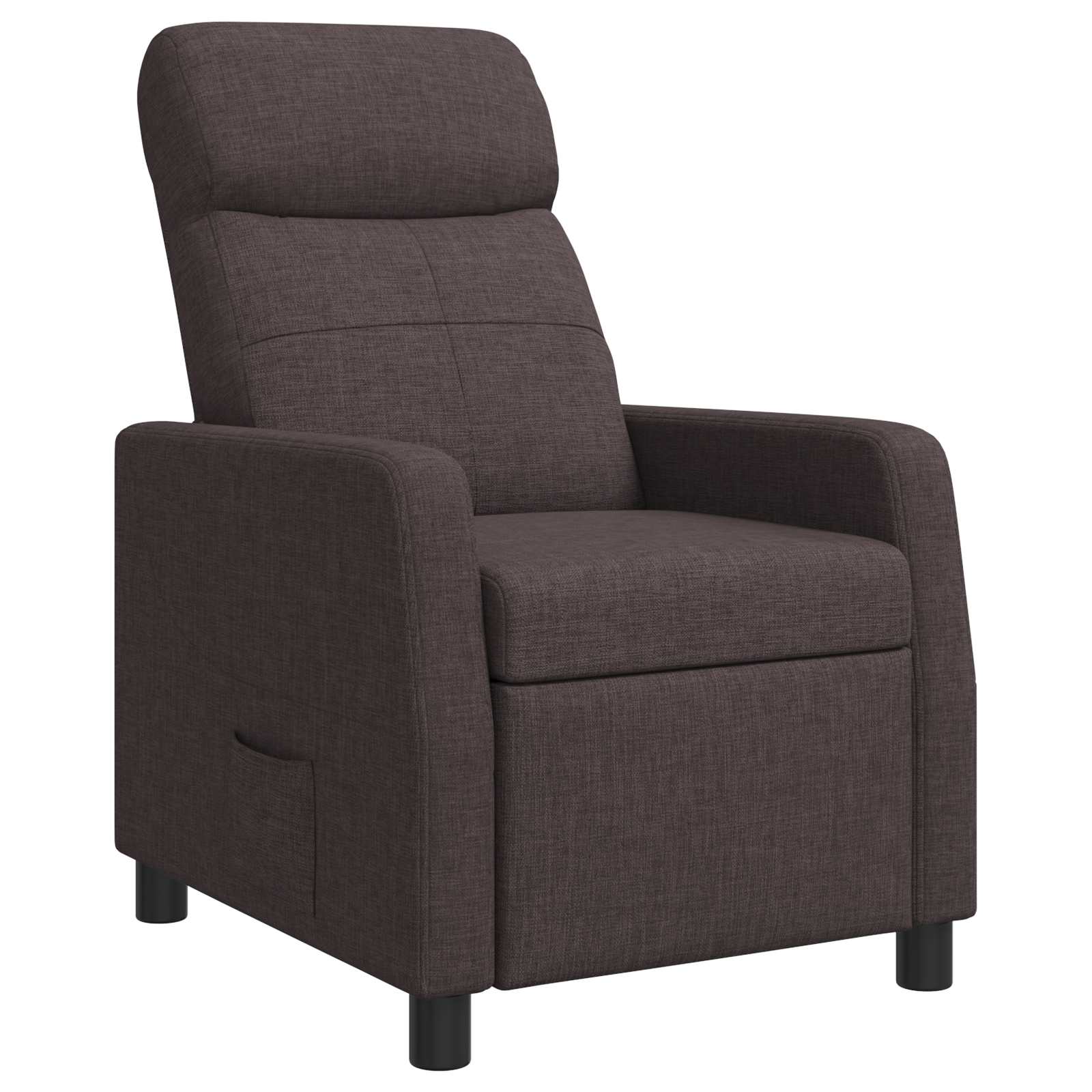 vidaXL Relaxfauteuil Lichtgrijs Stof