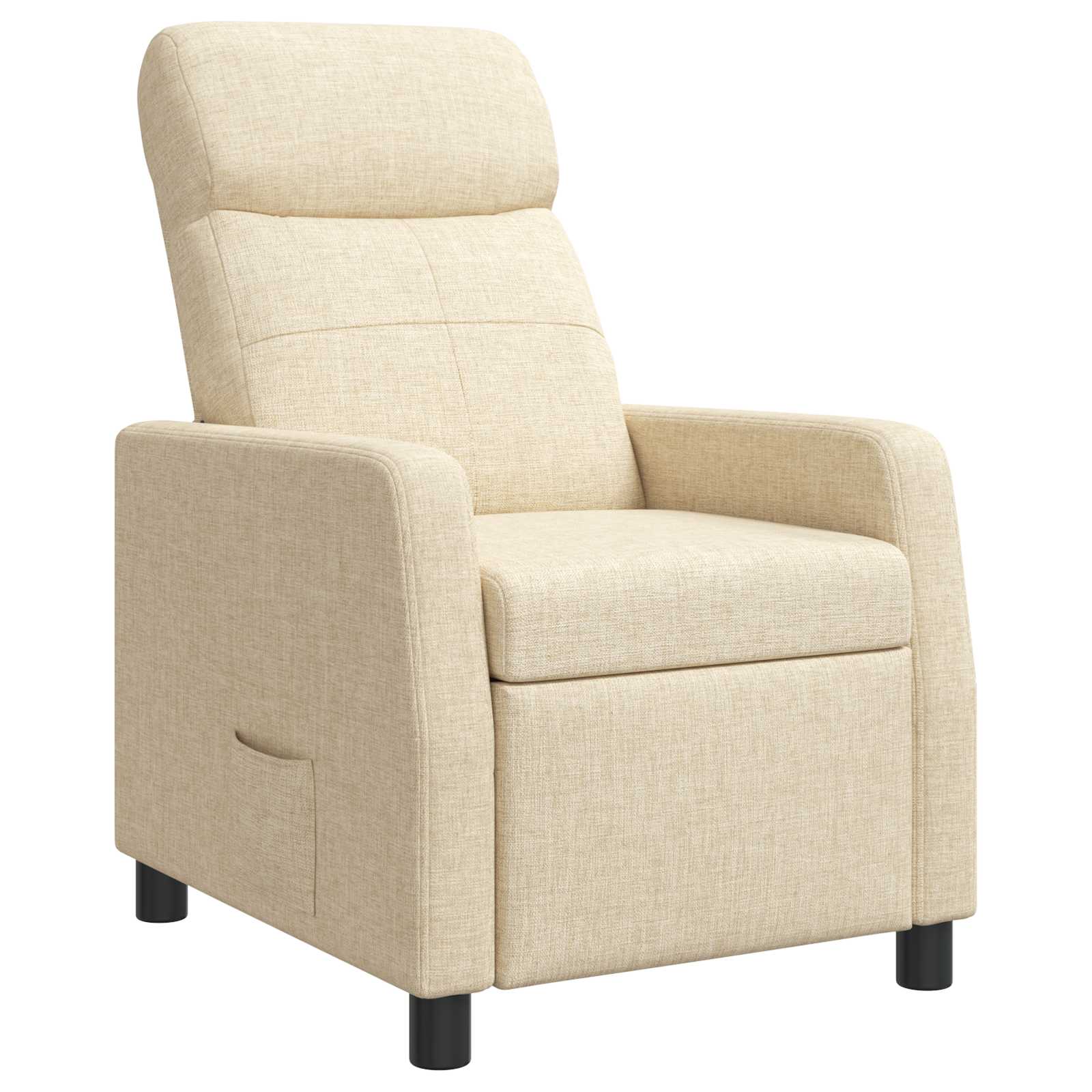 vidaXL Relaxfauteuil Lichtgrijs Stof