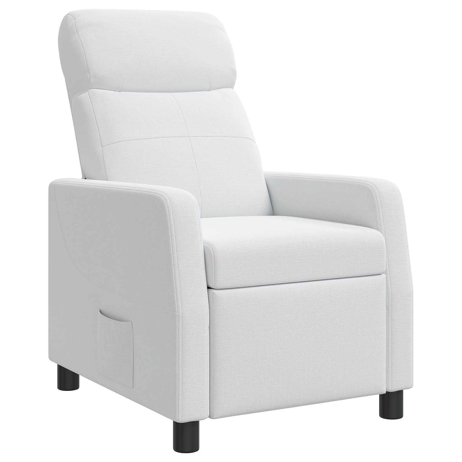 vidaXL Relaxfauteuil Lichtgrijs Stof