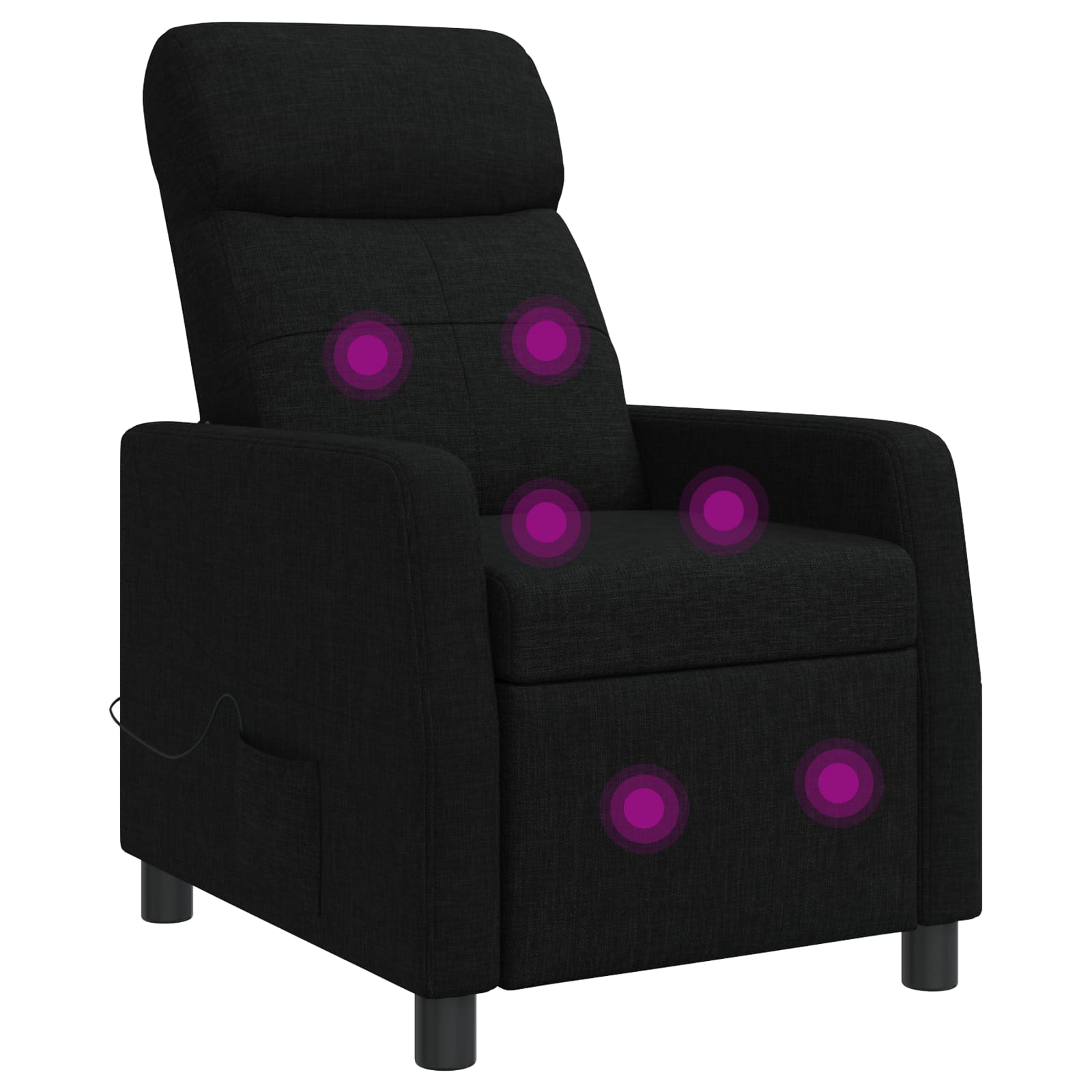 vidaXL Relaxfauteuil Lichtgrijs Stof