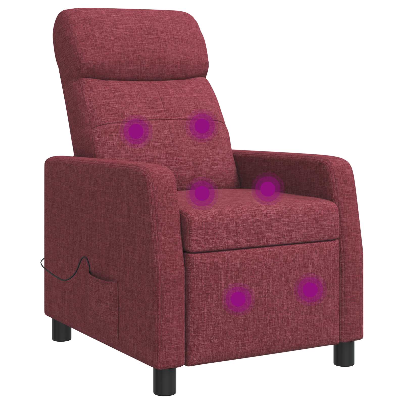 vidaXL Relaxfauteuil Lichtgrijs Stof