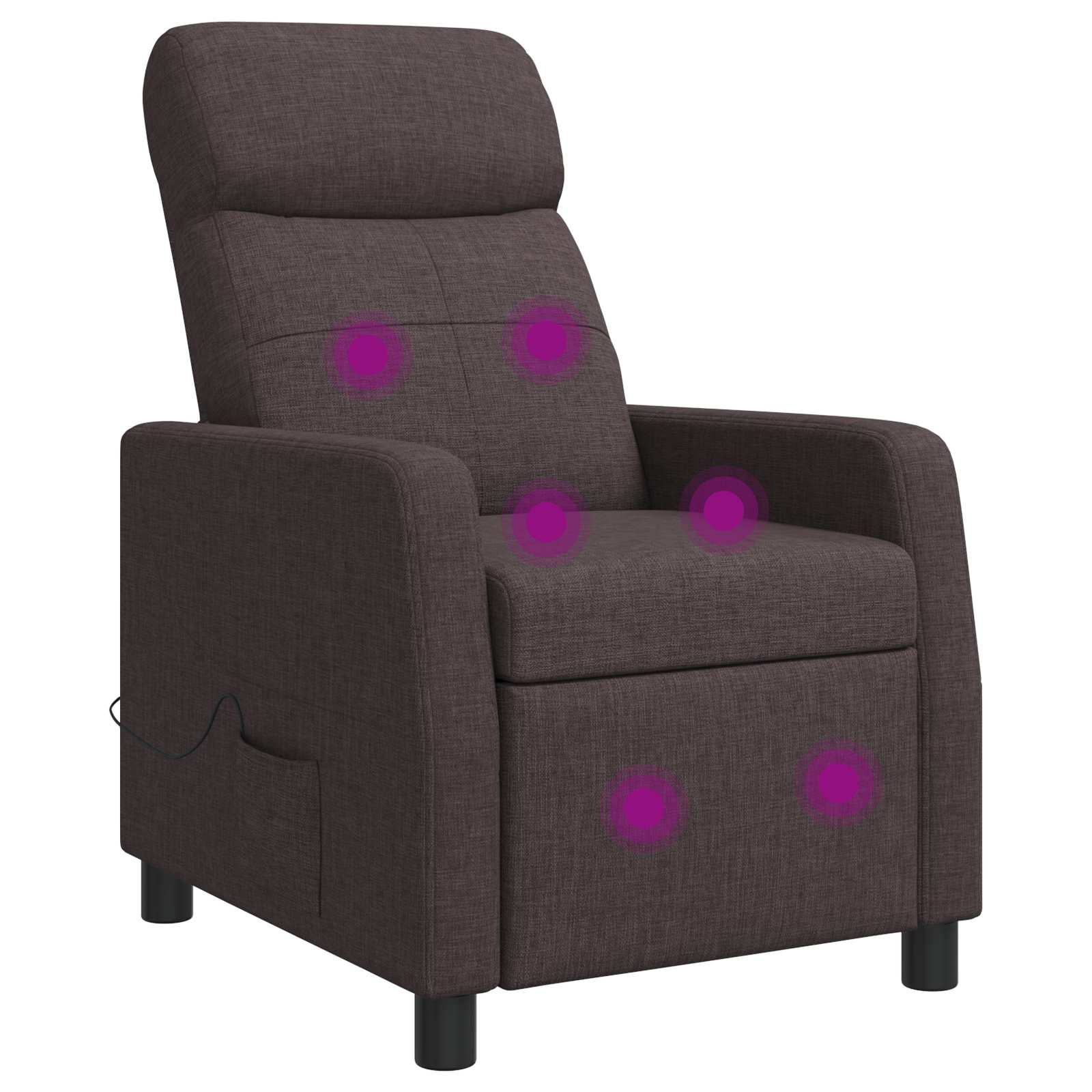 vidaXL Relaxfauteuil Lichtgrijs Stof