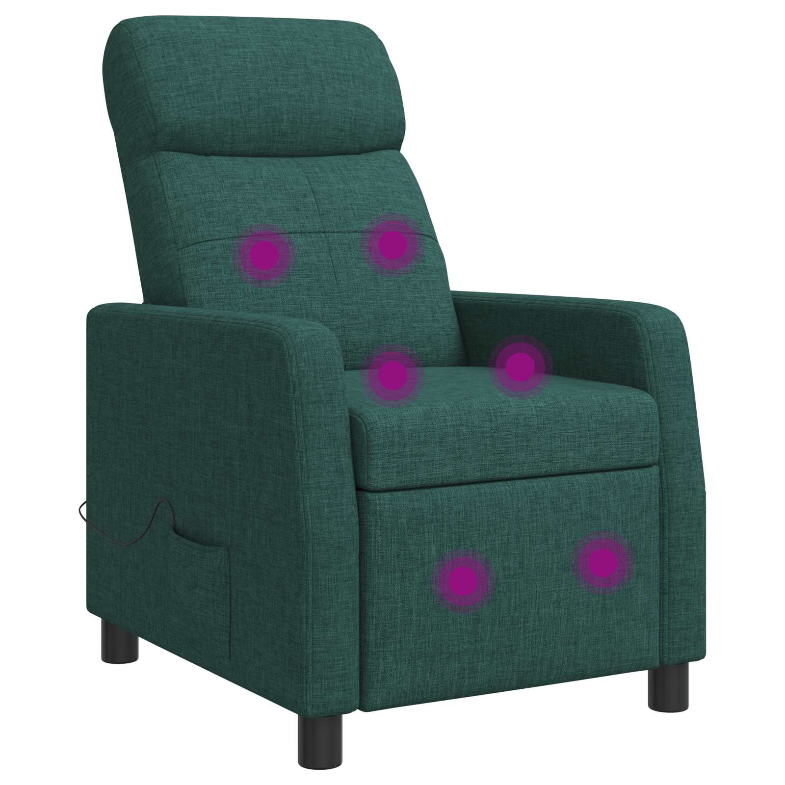 vidaXL Relaxfauteuil Lichtgrijs Stof