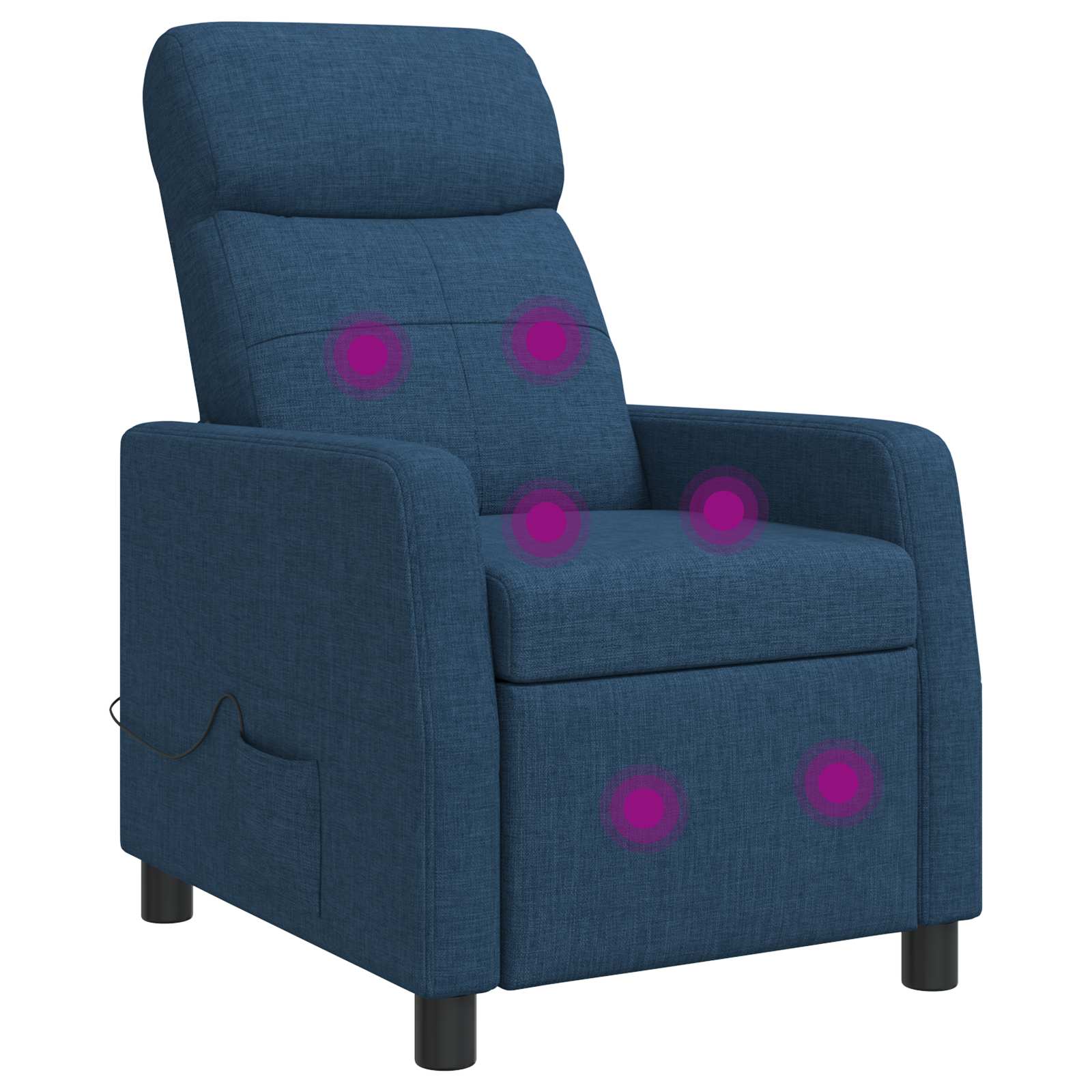 vidaXL Relaxfauteuil Lichtgrijs Stof