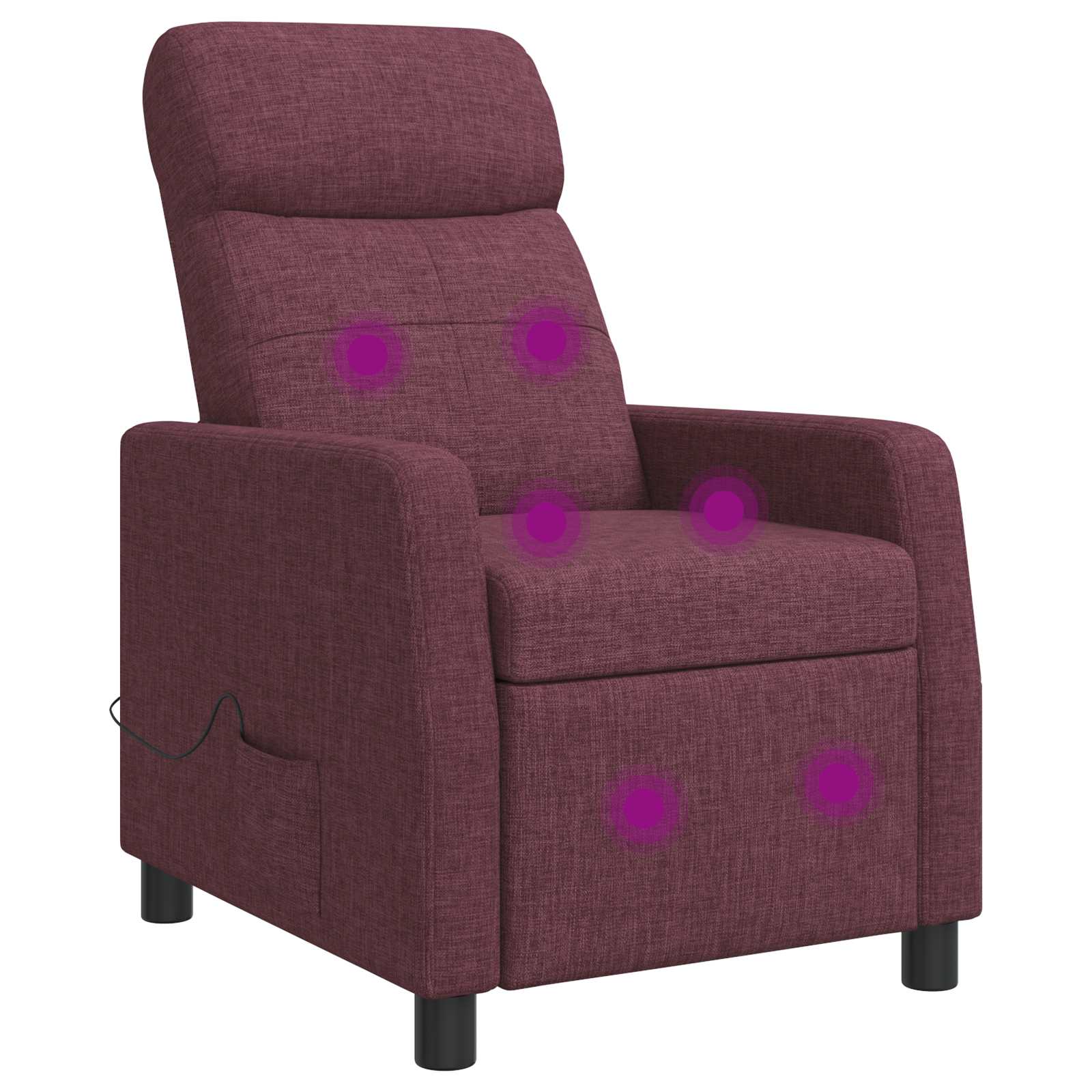 vidaXL Relaxfauteuil Lichtgrijs Stof