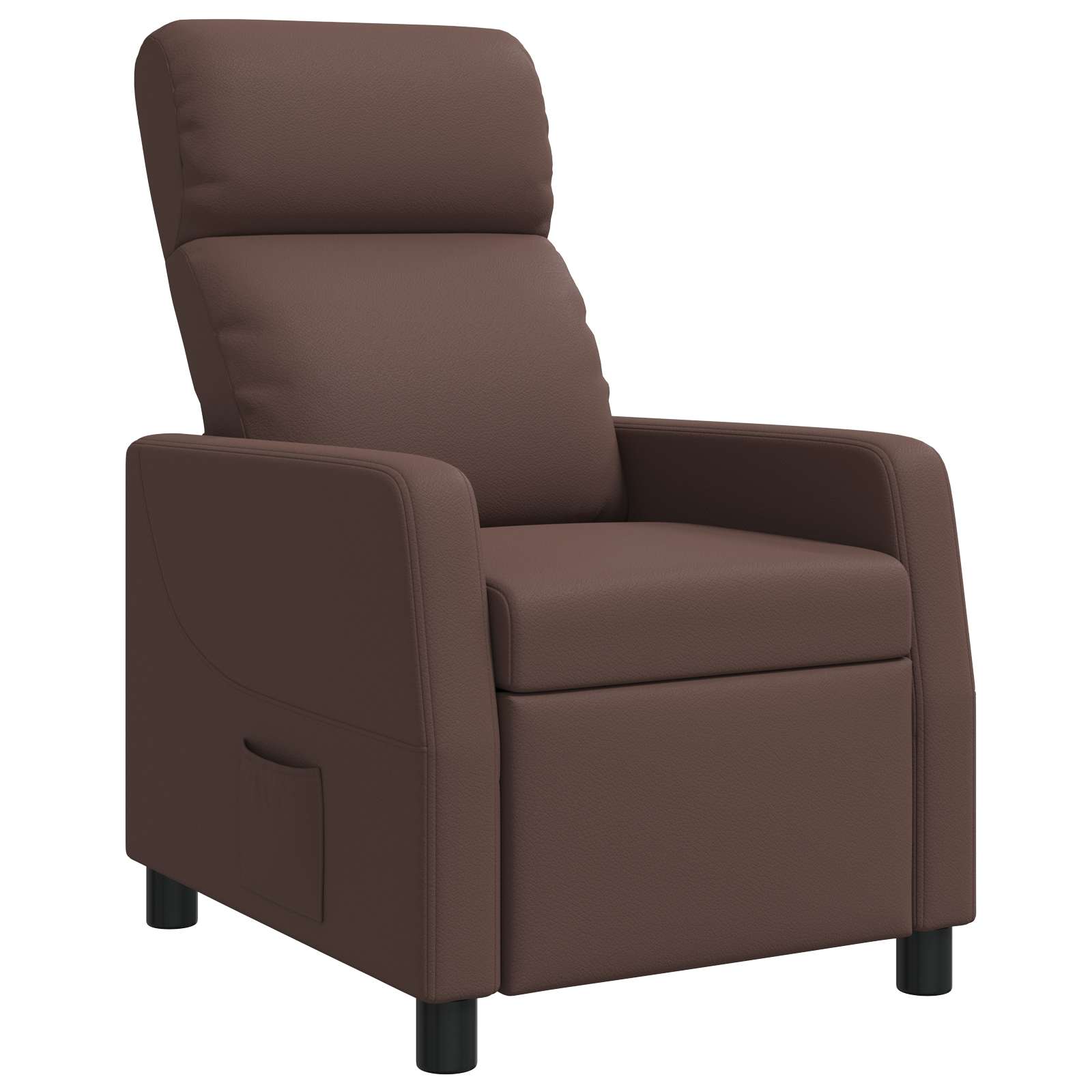 vidaXL Relaxfauteuil Zwart Kunstleer