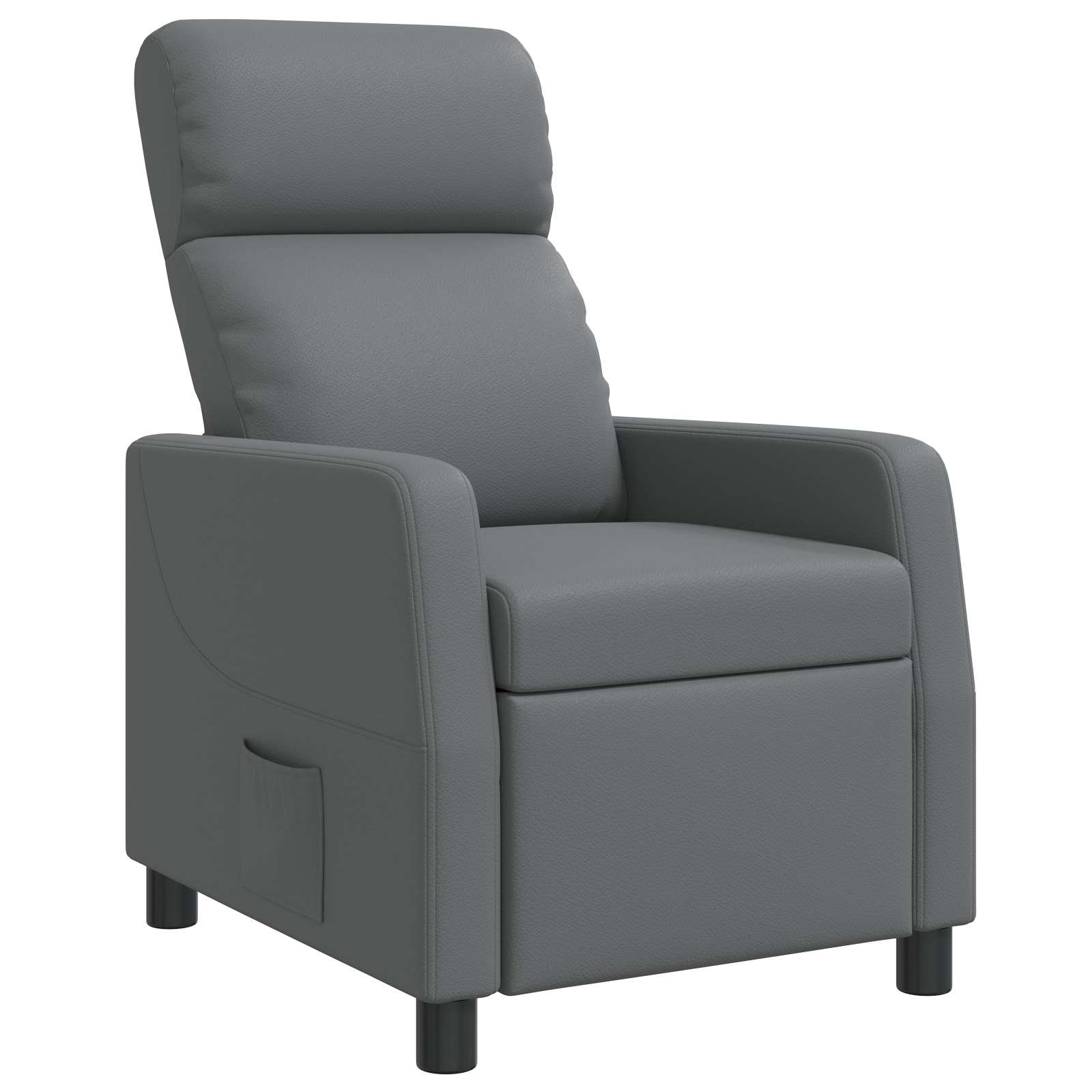 vidaXL Relaxfauteuil Zwart Kunstleer
