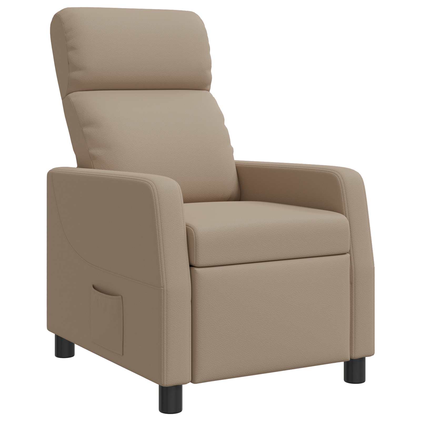 vidaXL Relaxfauteuil Zwart Kunstleer