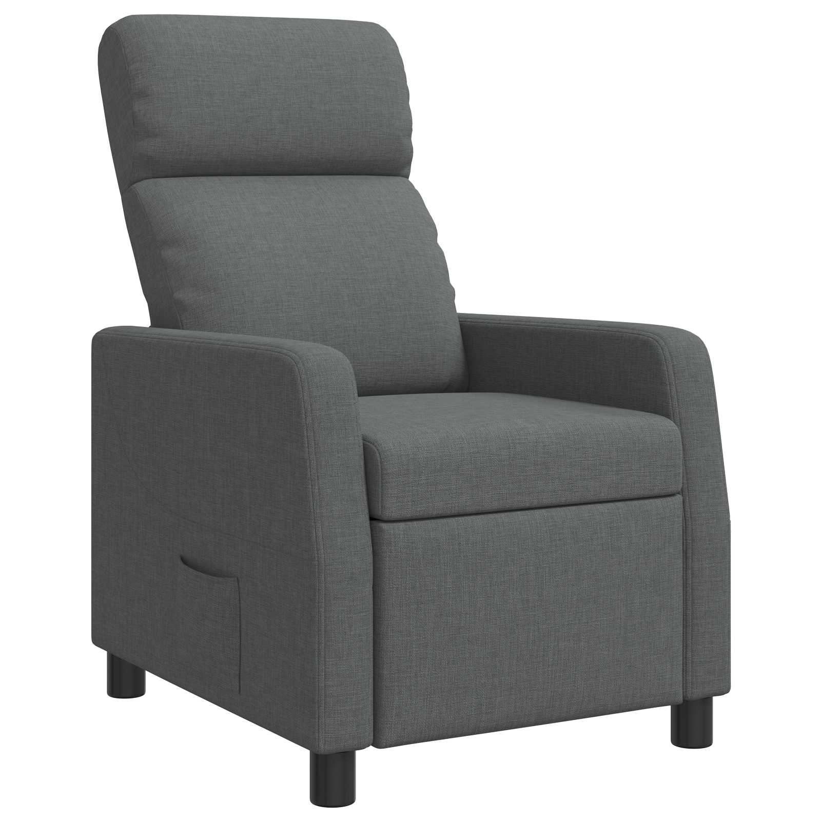 vidaXL Relaxfauteuil Lichtgrijs Stof