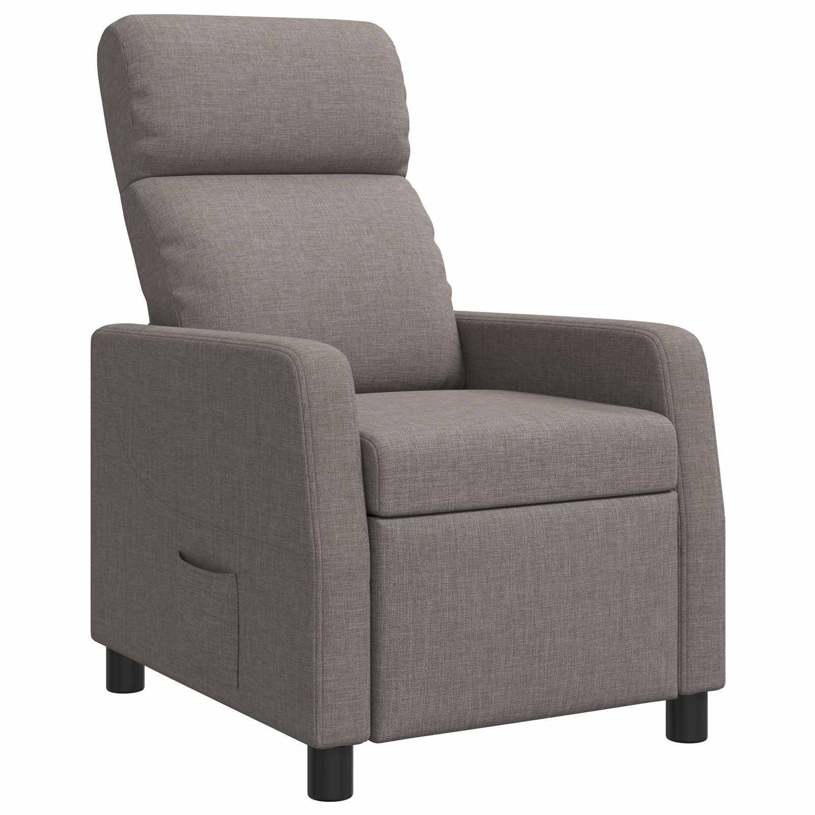 vidaXL Relaxfauteuil Lichtgrijs Stof