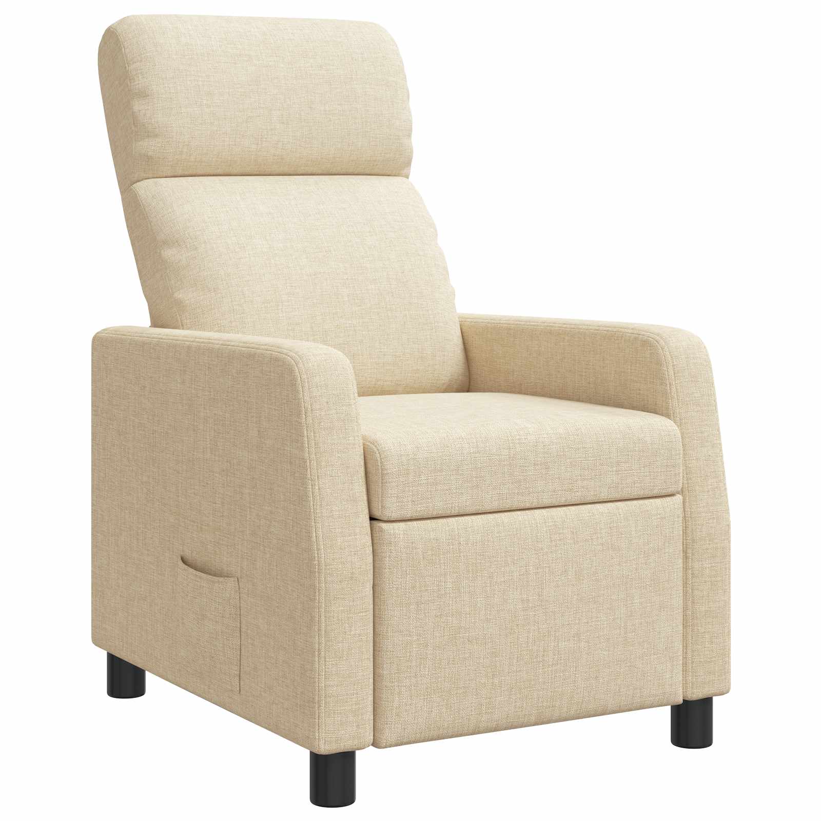 vidaXL Relaxfauteuil Lichtgrijs Stof