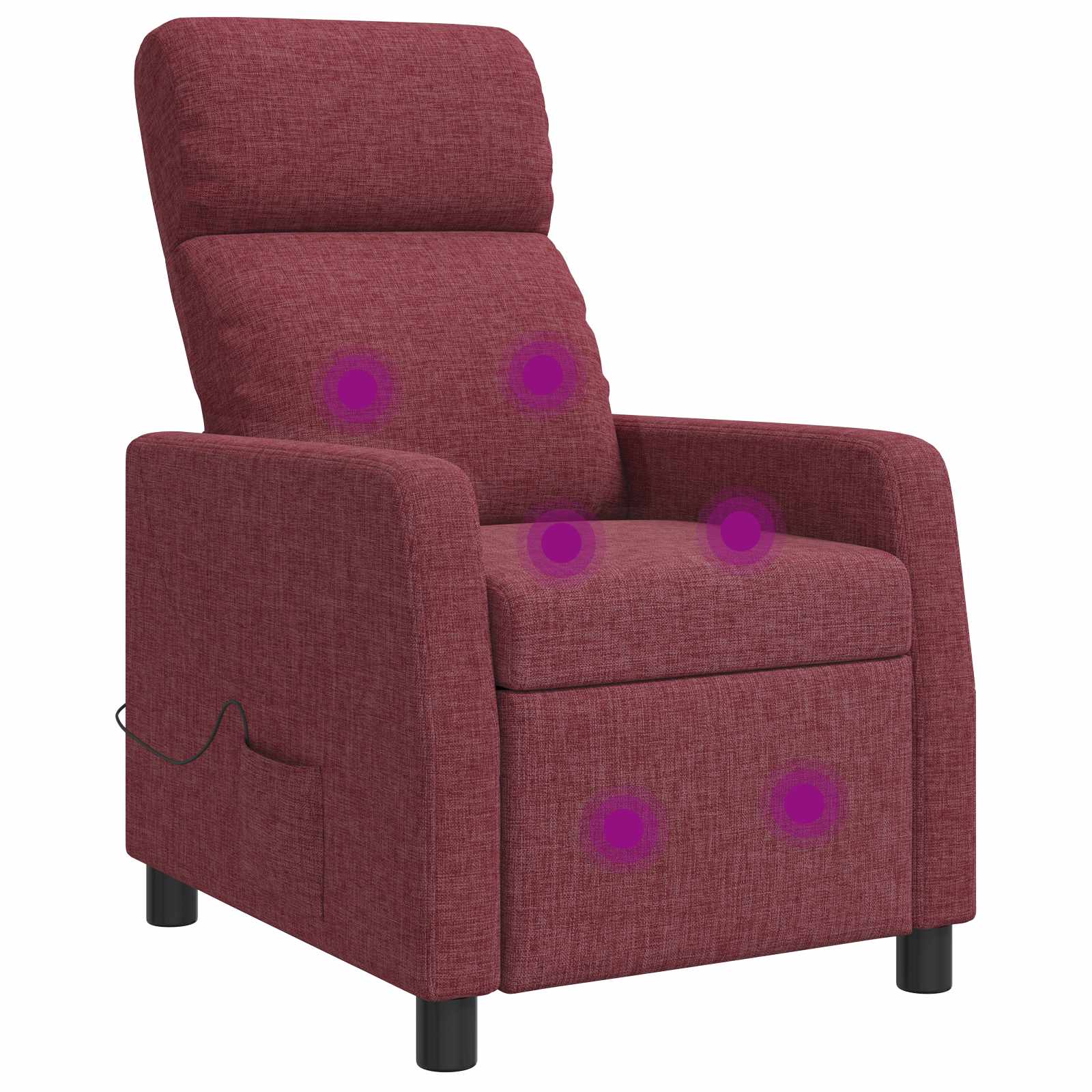 vidaXL Relaxfauteuil Lichtgrijs Stof