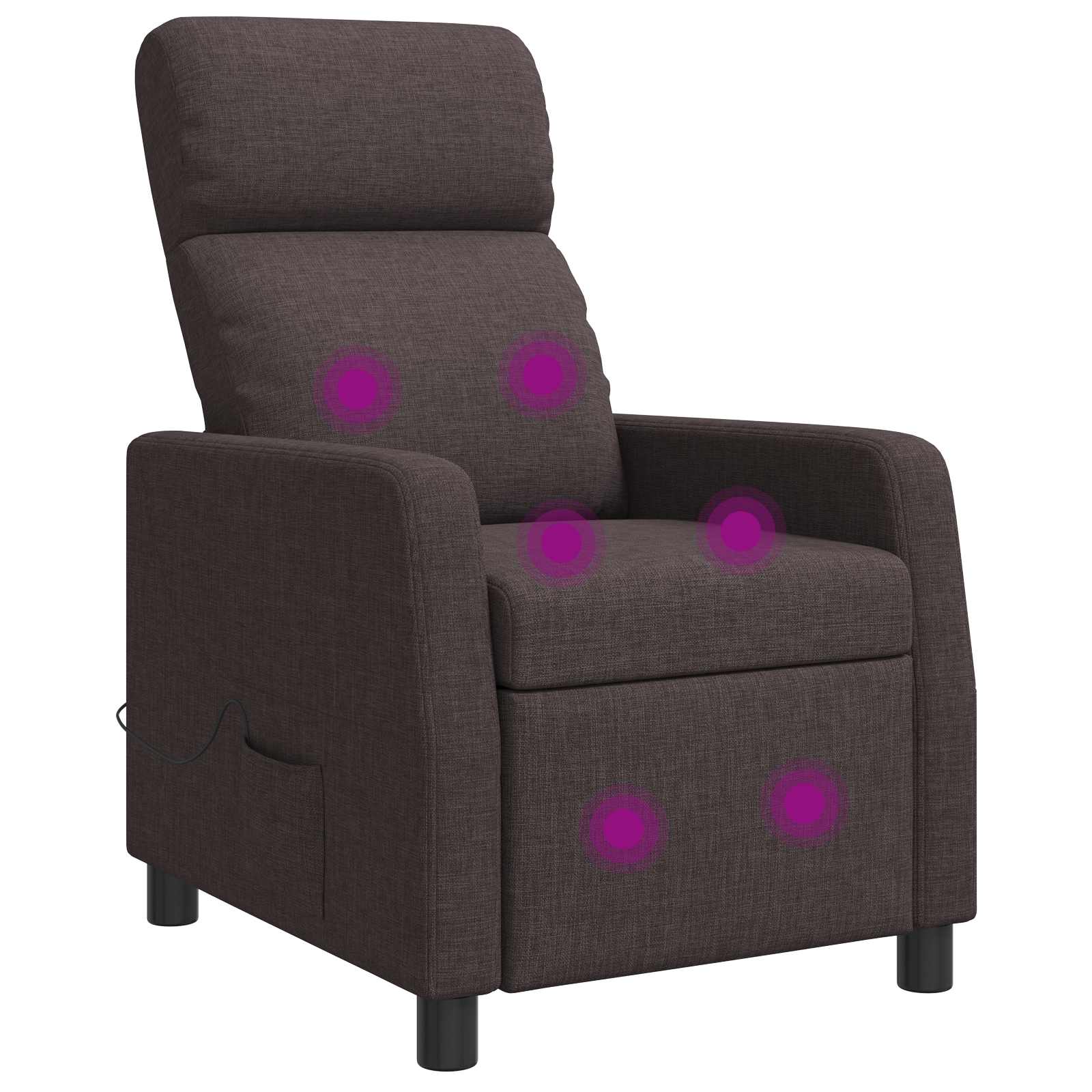 vidaXL Relaxfauteuil Lichtgrijs Stof