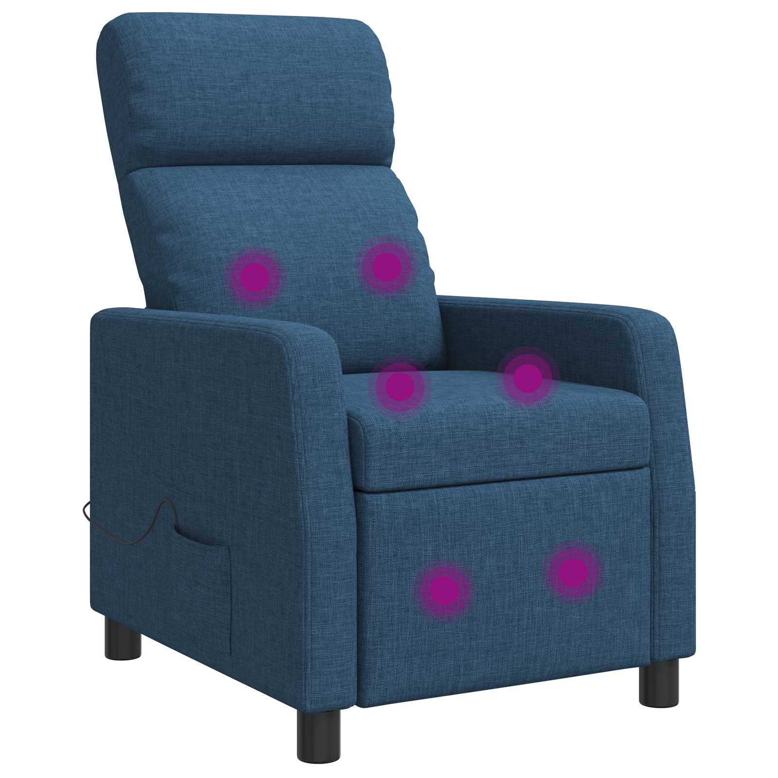 vidaXL Relaxfauteuil Lichtgrijs Stof