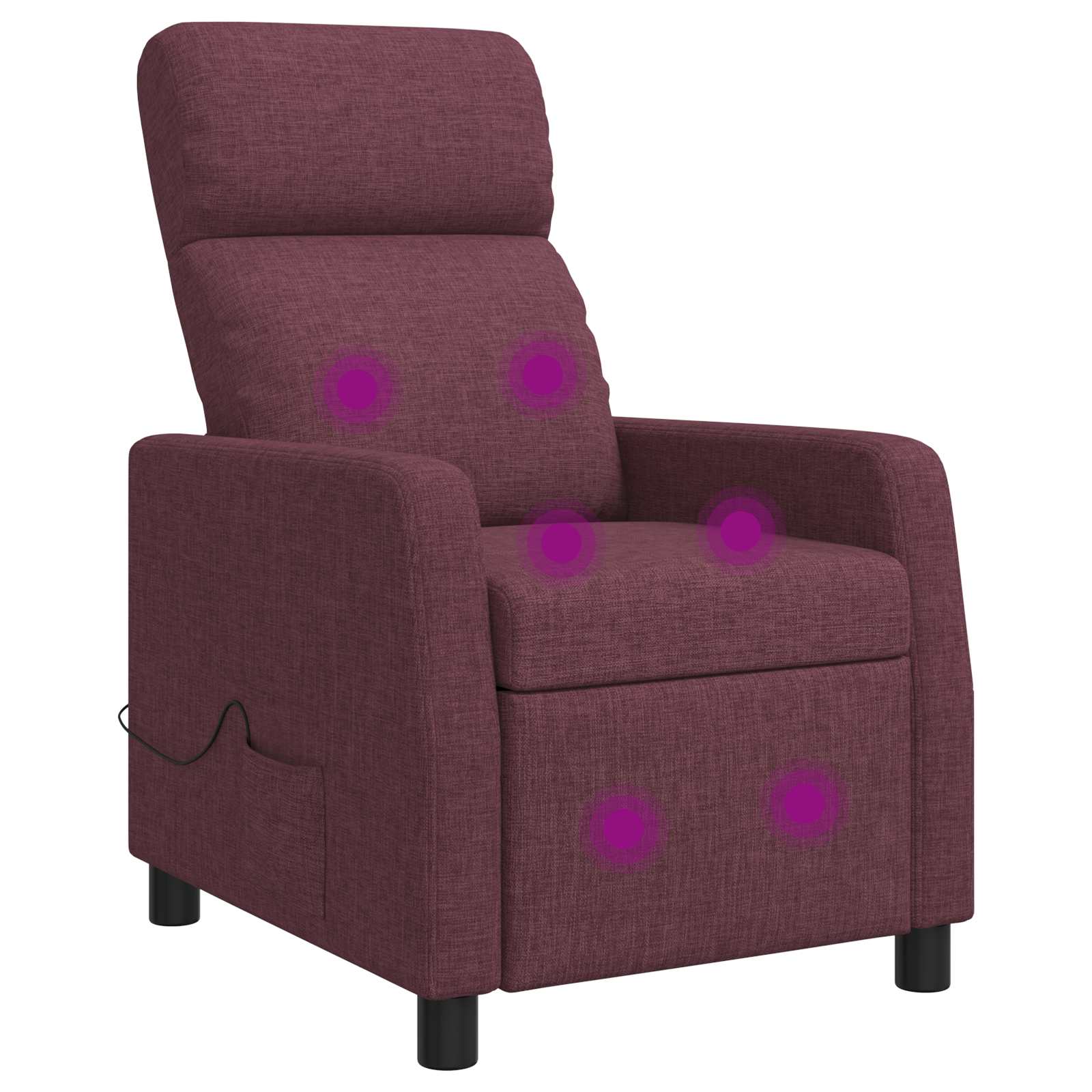 vidaXL Relaxfauteuil Lichtgrijs Stof