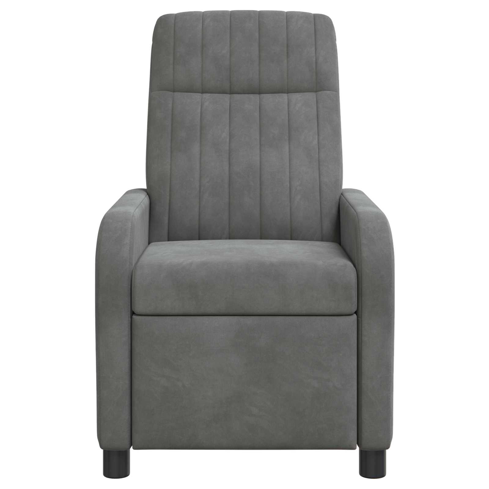 vidaXL Relaxfauteuil Lichtgrijs fluweel