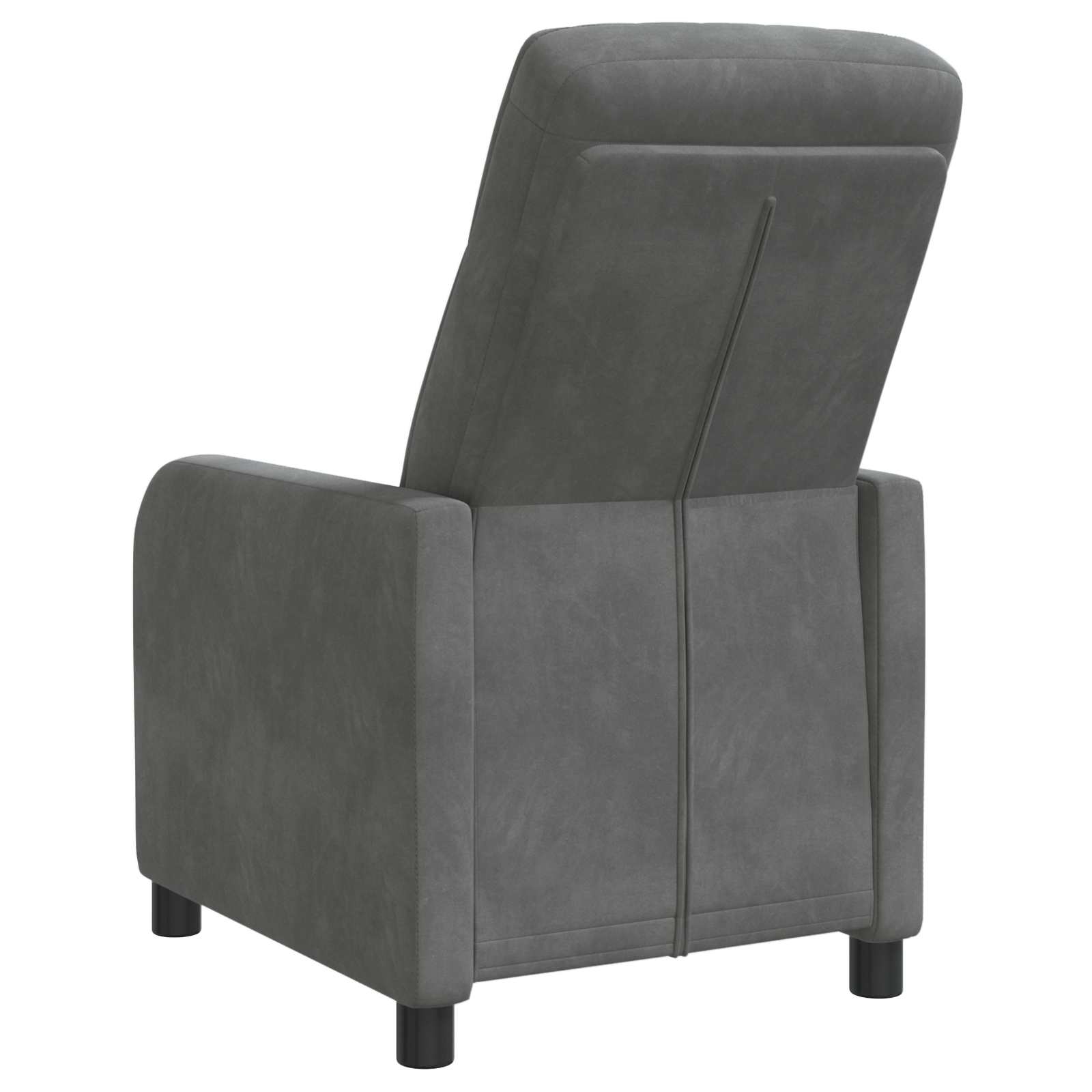 vidaXL Relaxfauteuil Lichtgrijs fluweel