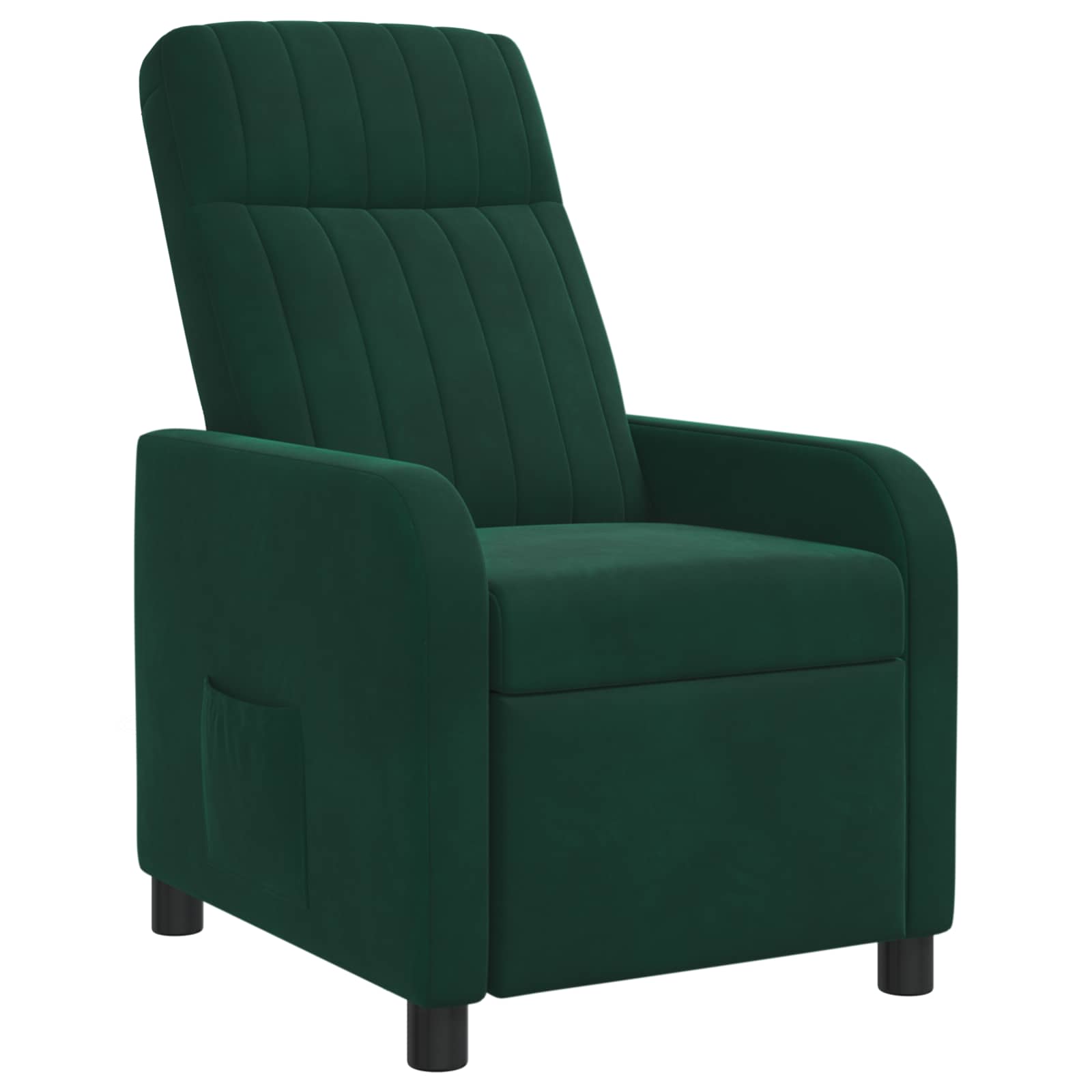 vidaXL Relaxfauteuil Lichtgrijs fluweel