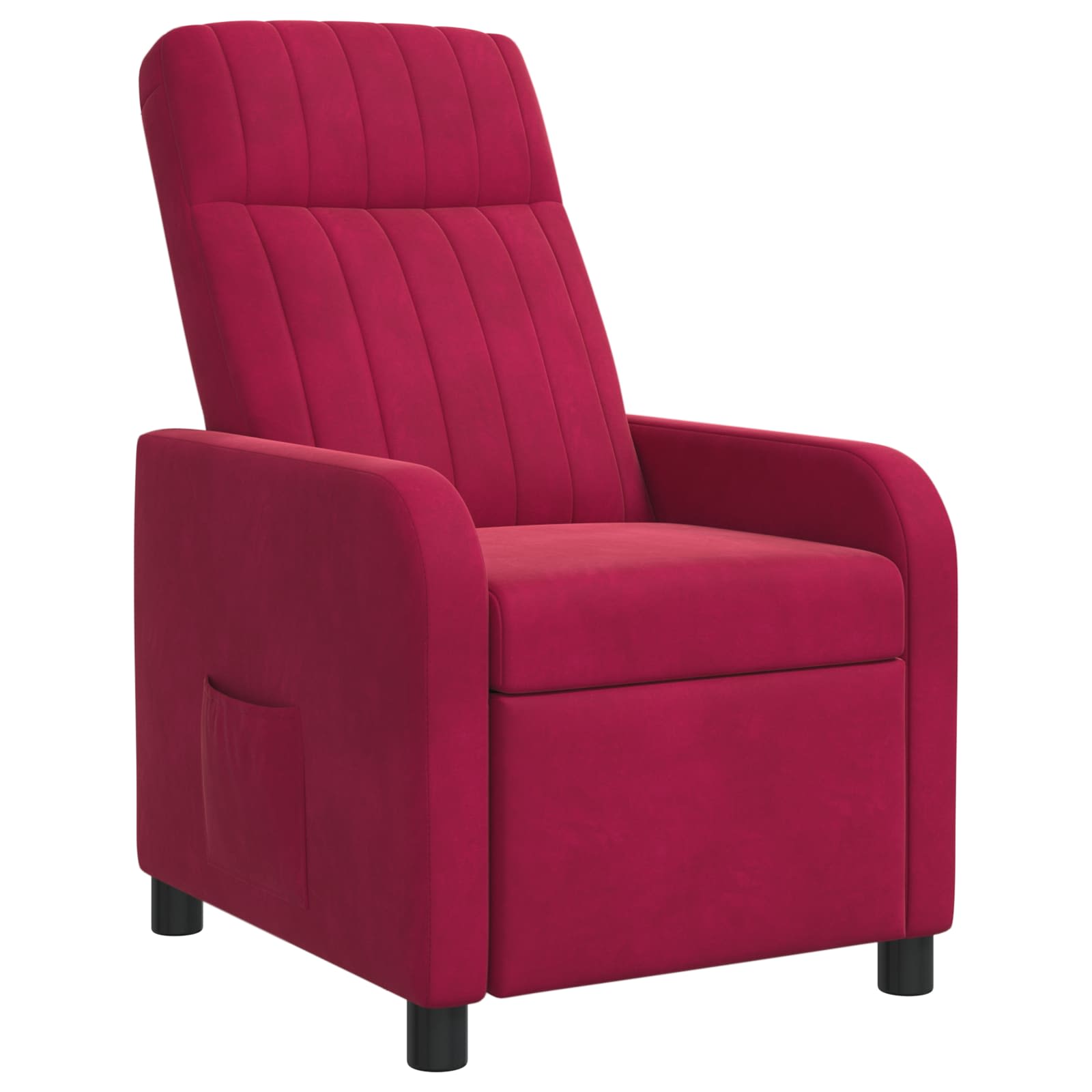 vidaXL Relaxfauteuil Lichtgrijs fluweel