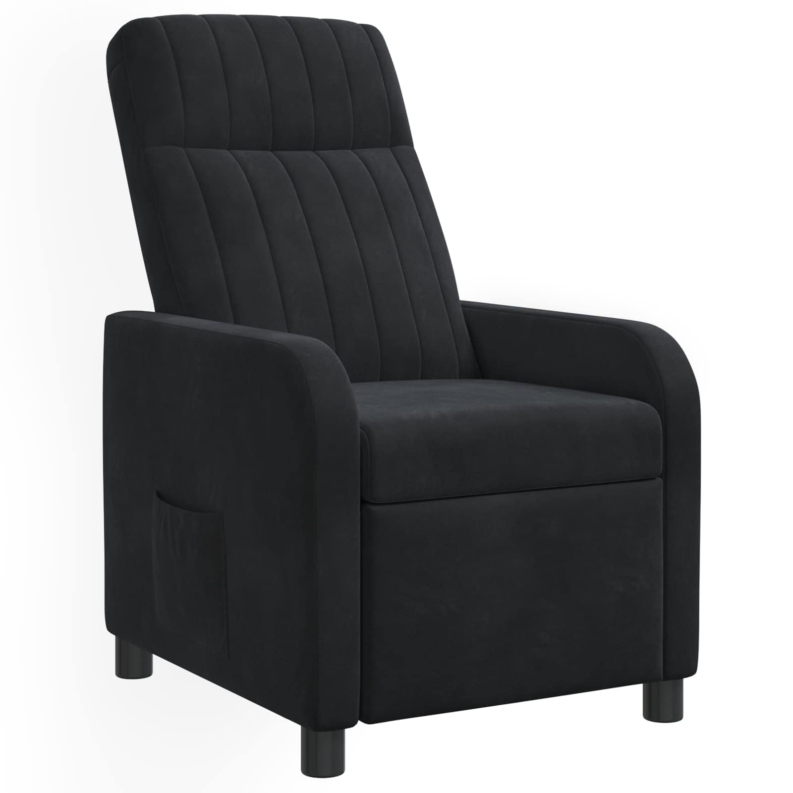 vidaXL Relaxfauteuil Lichtgrijs fluweel