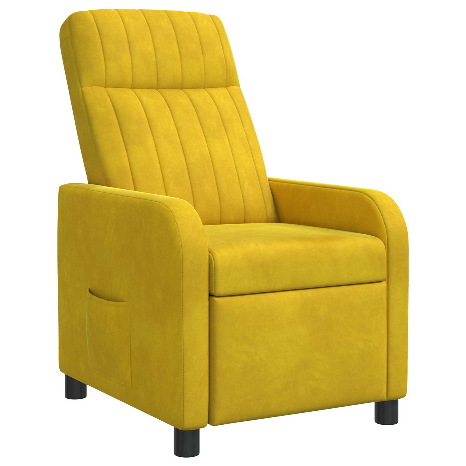 vidaXL Relaxfauteuil Lichtgrijs fluweel