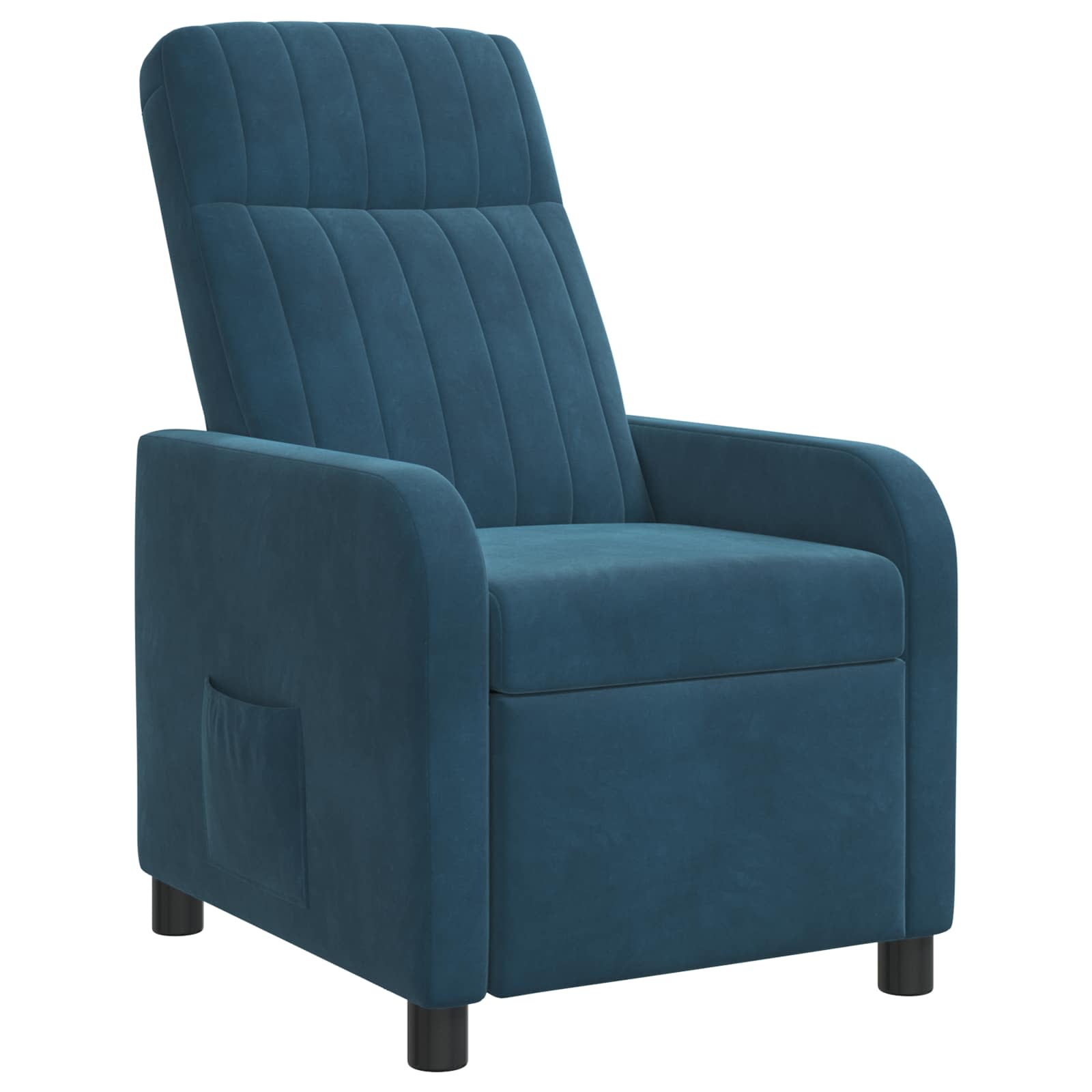 vidaXL Relaxfauteuil Lichtgrijs fluweel