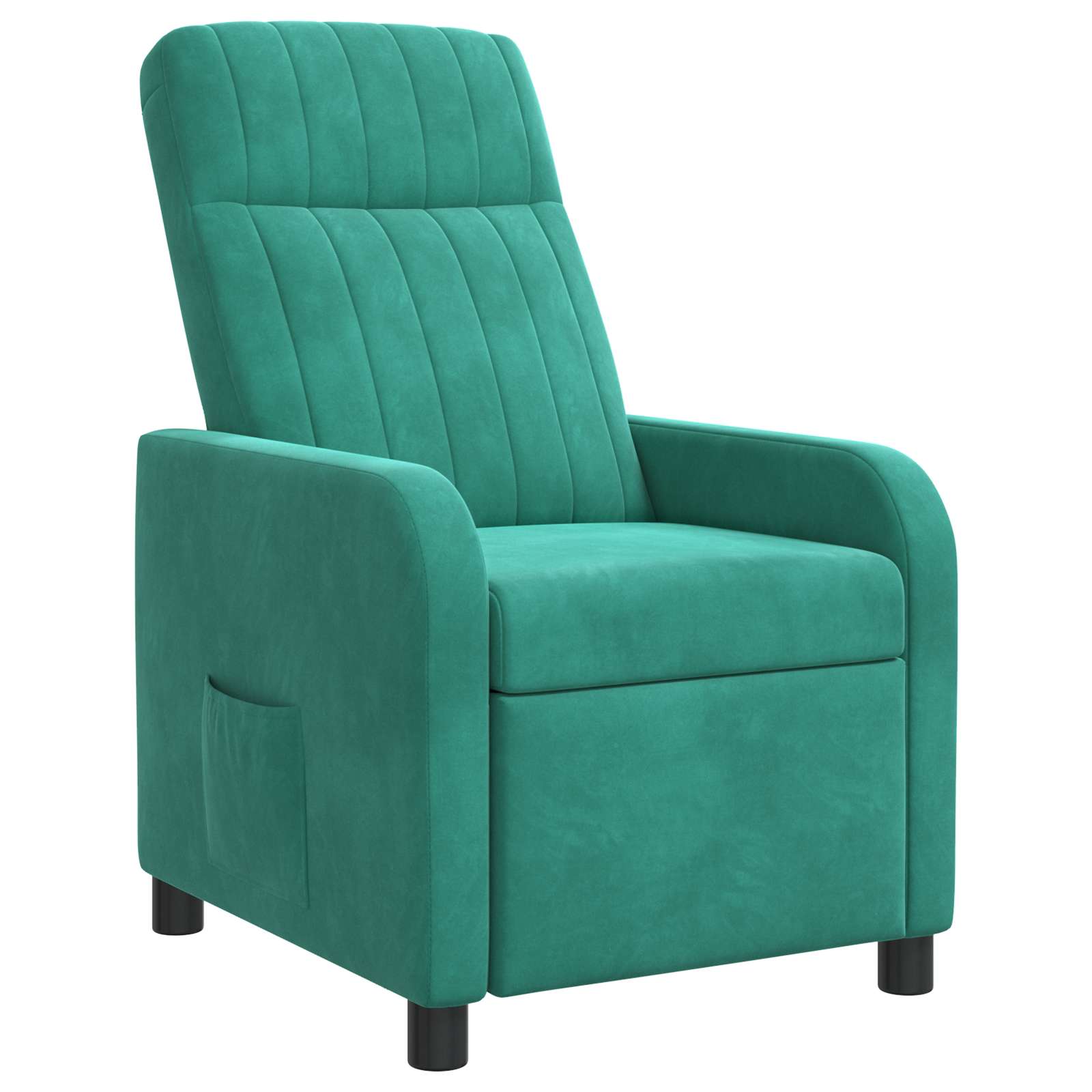 vidaXL Relaxfauteuil Lichtgrijs fluweel
