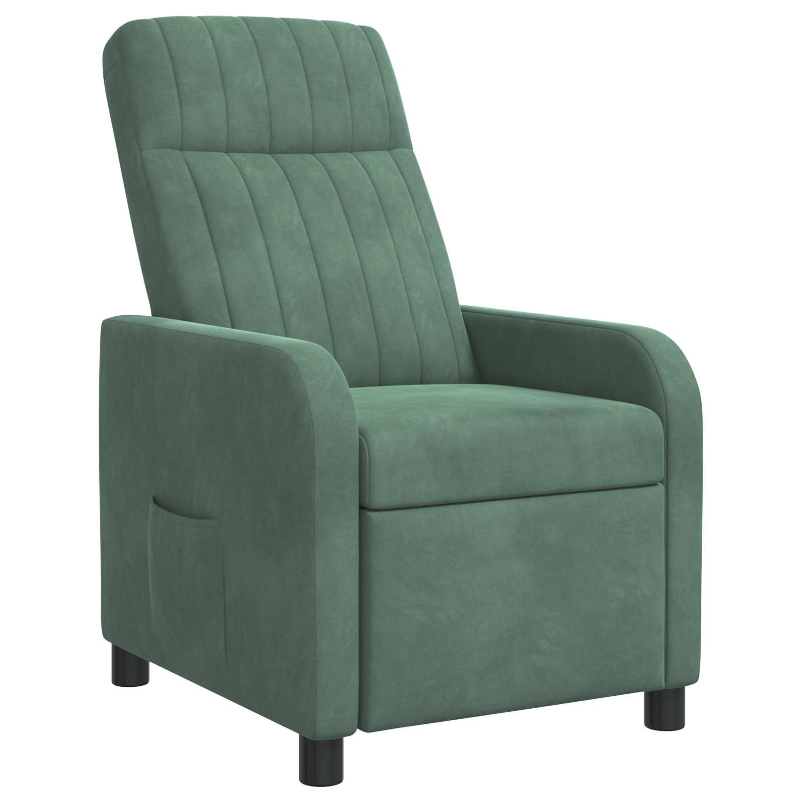 vidaXL Relaxfauteuil Lichtgrijs fluweel