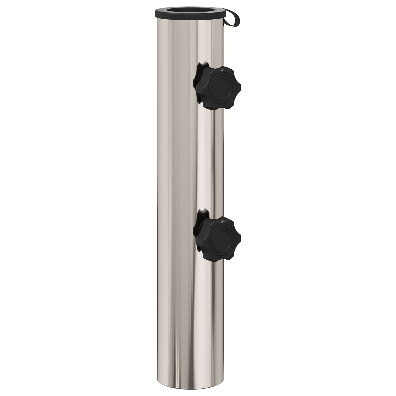 vidaXL Parasol Basisbuis 0.63 kg Natuurlijk RVS Roestvrij staal