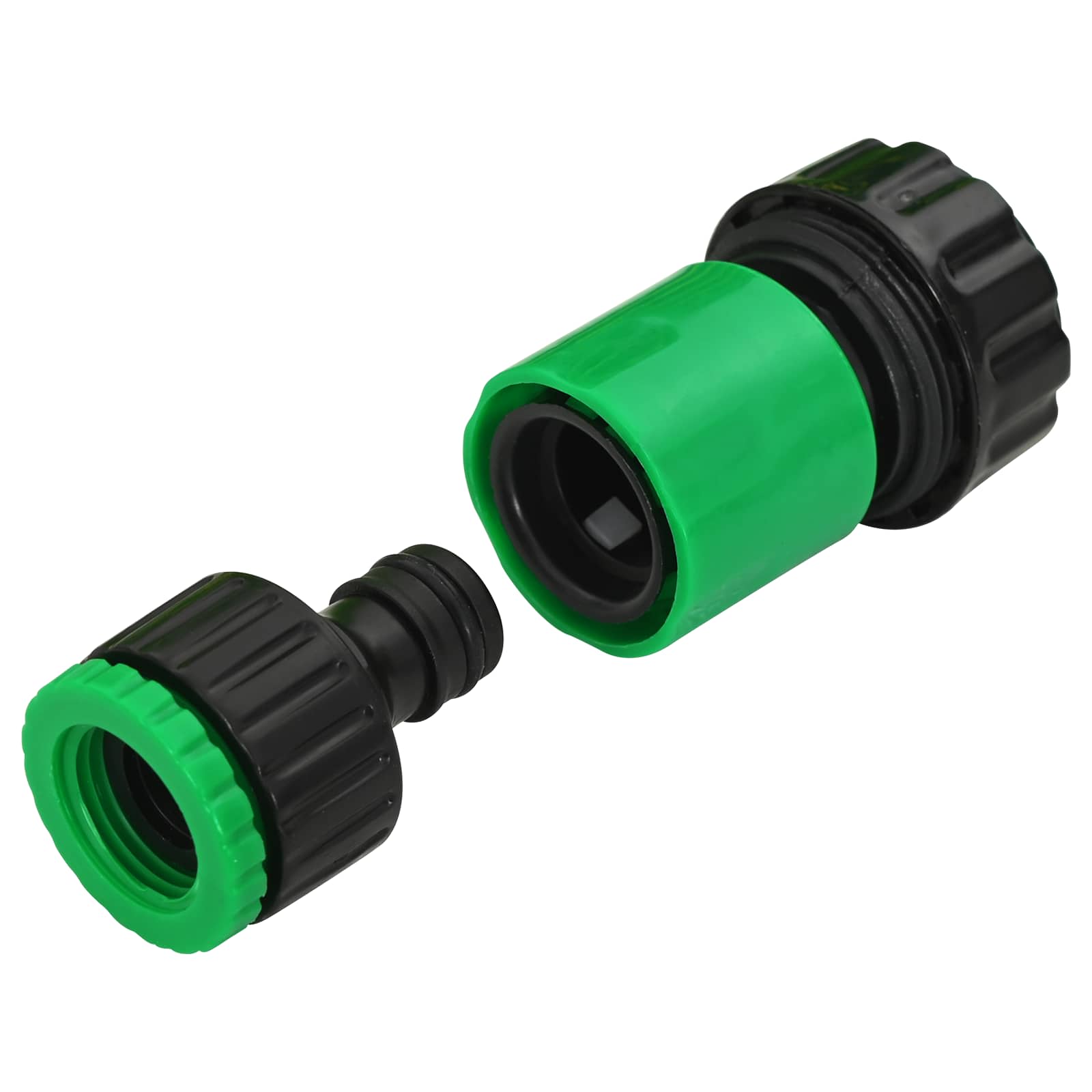 vidaXL Tuinslang 5-Lags Groen en Geel 1 / 2'' 10 m PVC