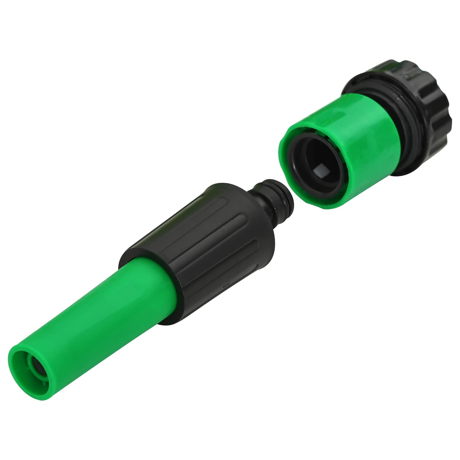vidaXL Tuinslang 5-Lags Groen en Geel 1 / 2'' 10 m PVC