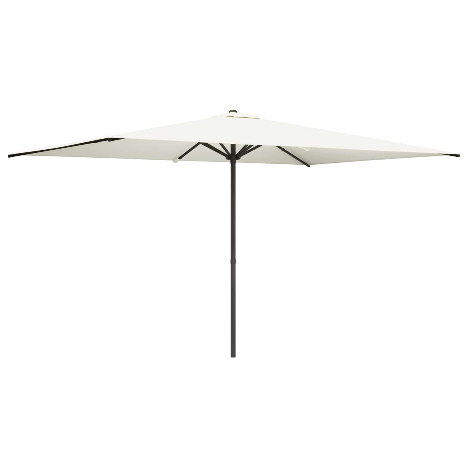 vidaXL Tuinparasol 200 x 300 cm Polyester Rechthoekig Crèmekleurig